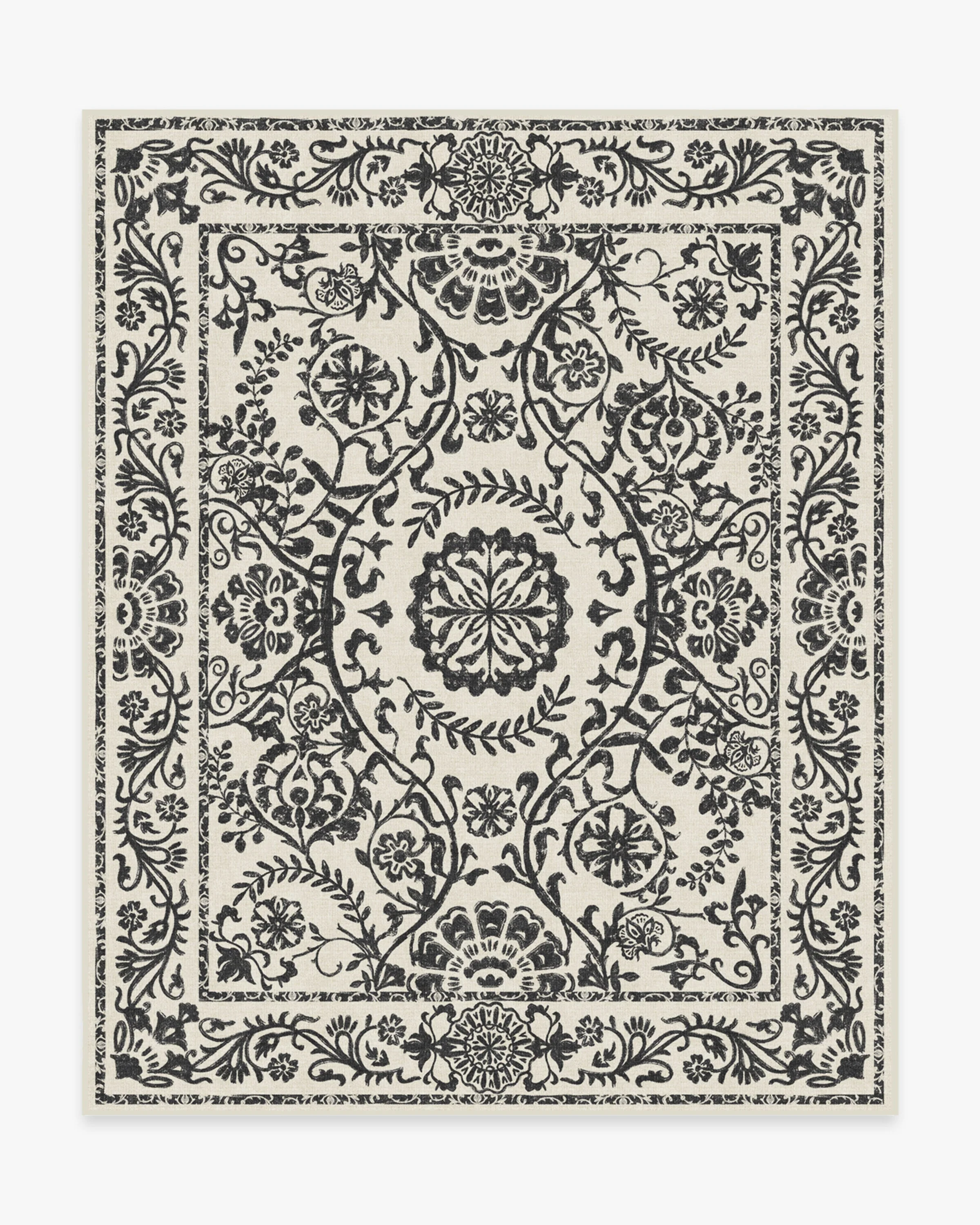 Delphina Black & White Rug