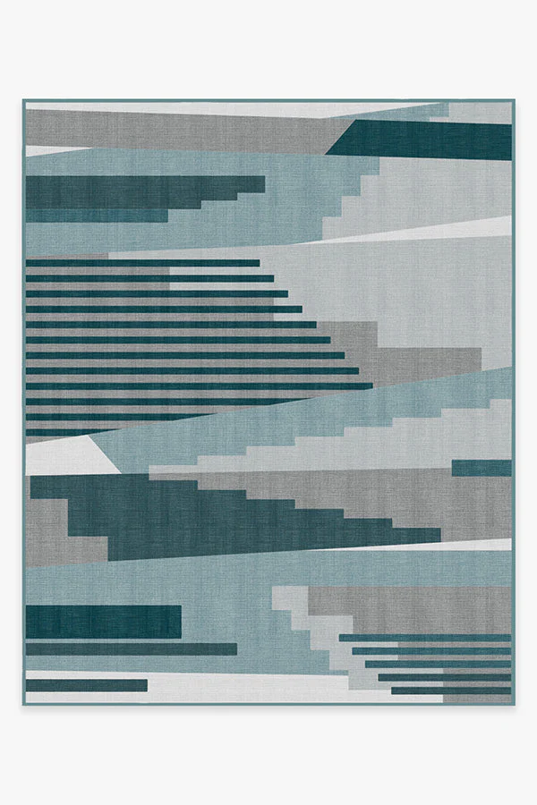 Tropea Teal Outdoor Rug