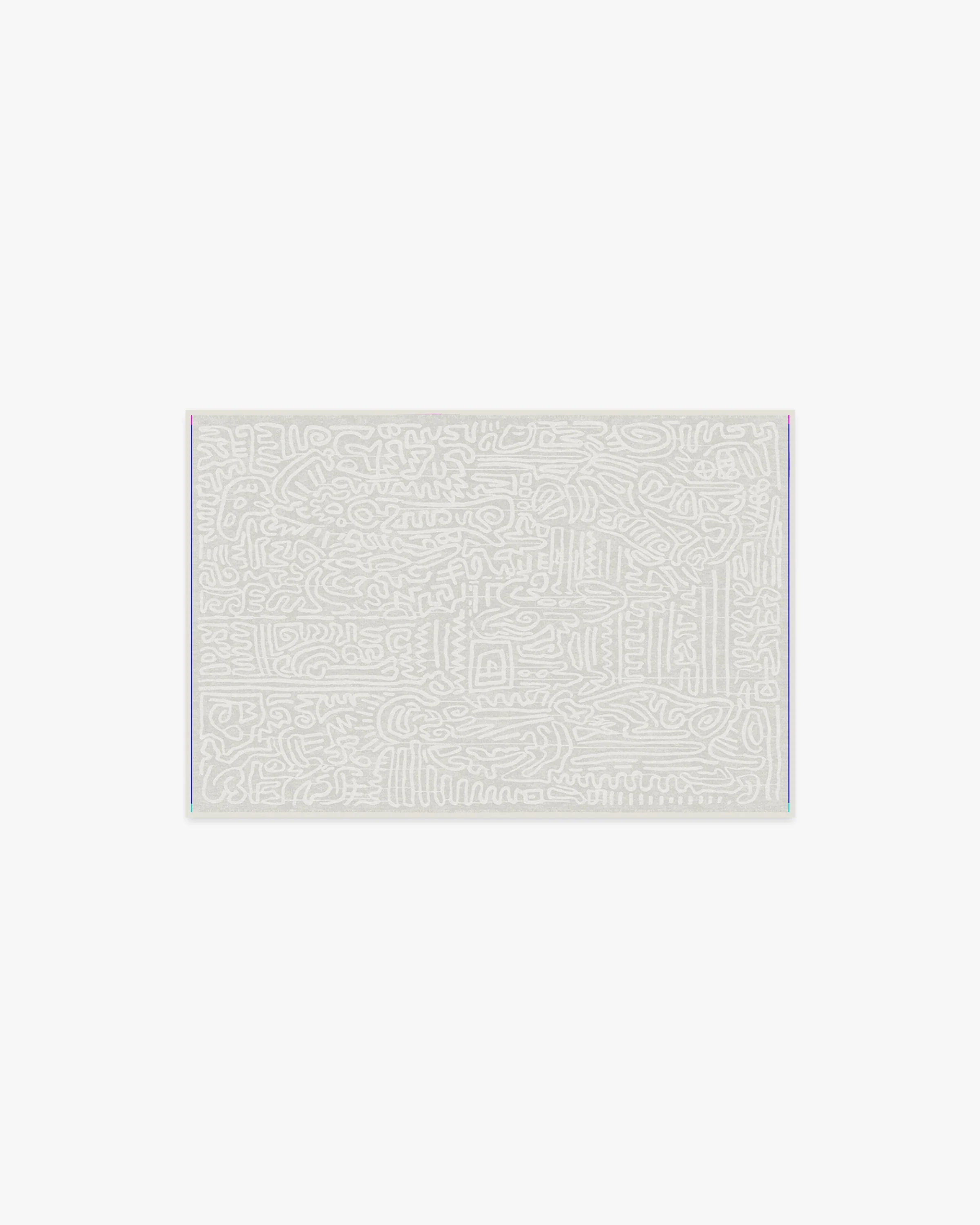 Freestyle Pearl Rug by Keith Haring