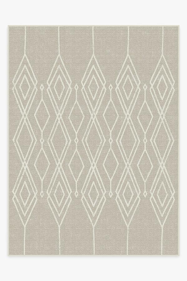 Gemma Lattice Natural Outdoor Rug
