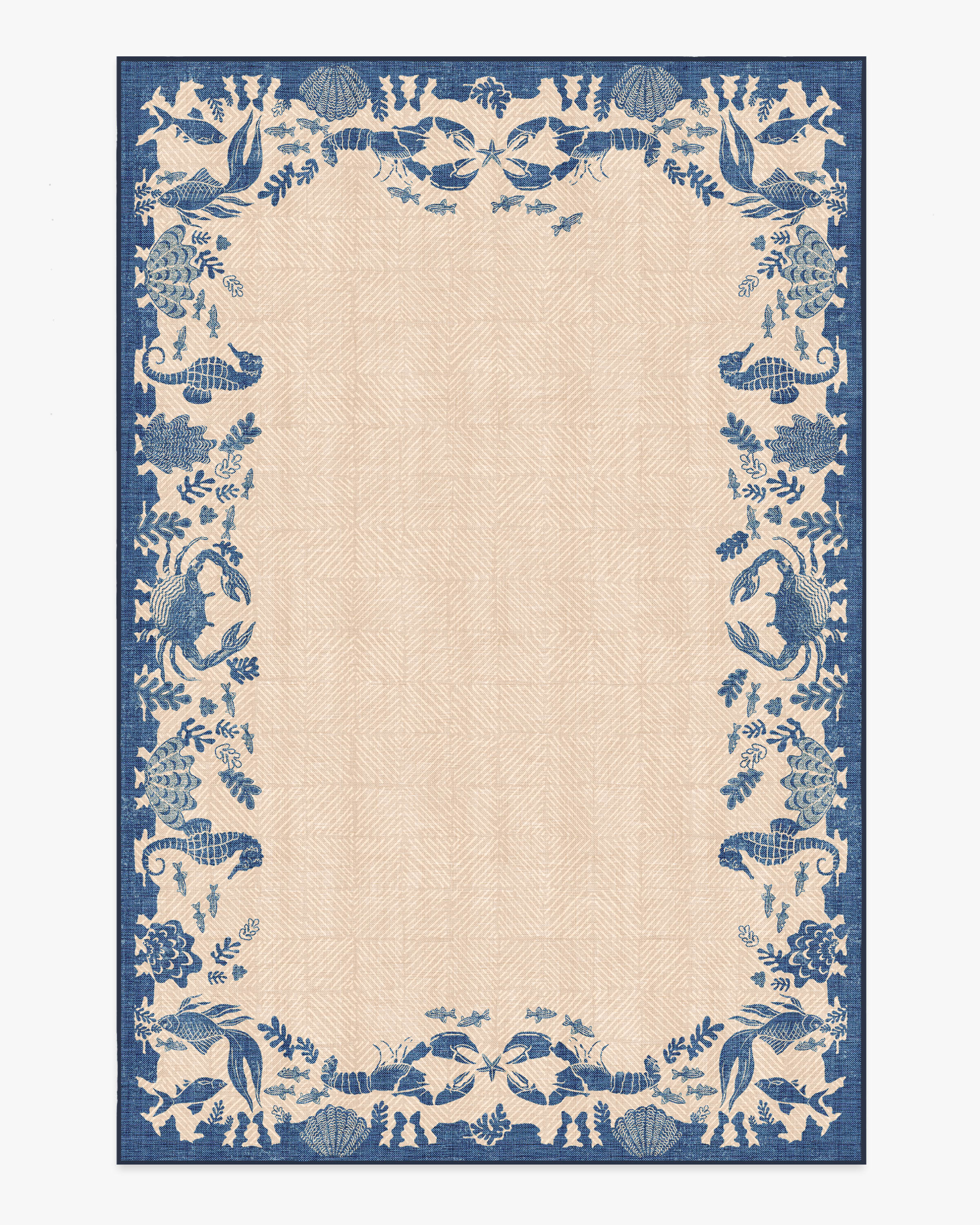 Ionia Sapphire & Natural Outdoor Rug