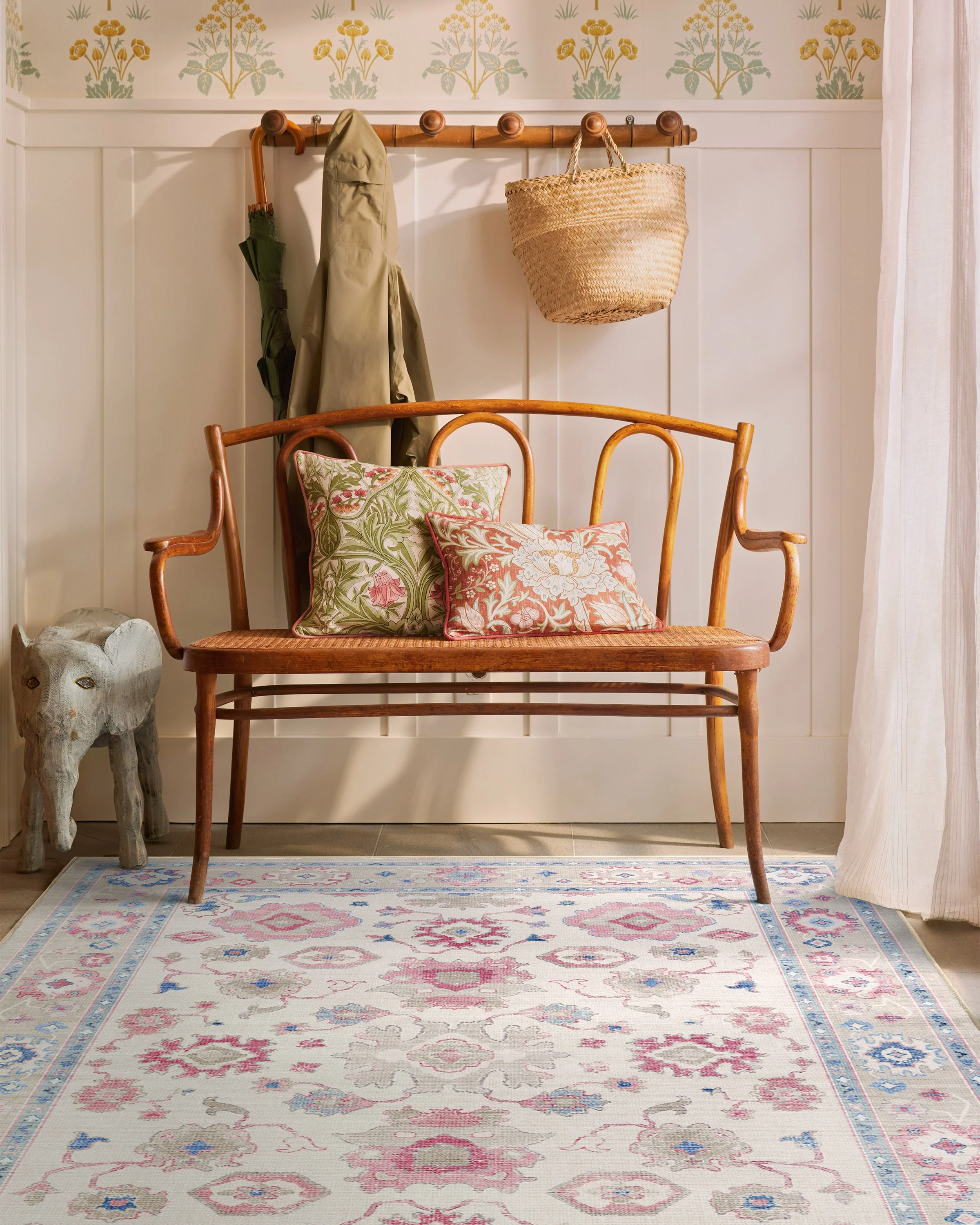 Serena Pink Rug by Mrs. Alice