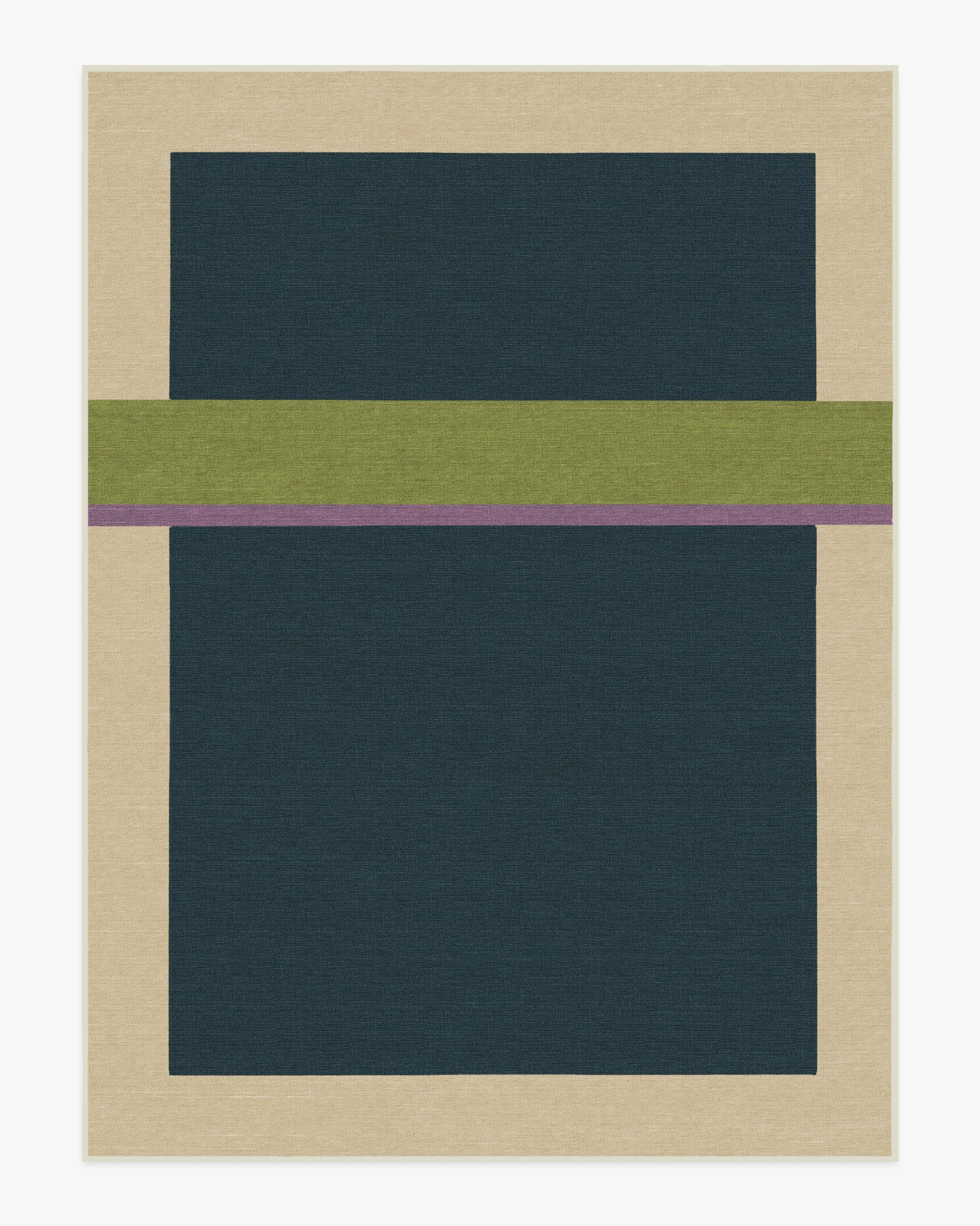 Breakout Teal & Chartreuse Rug by Architectural Digest
