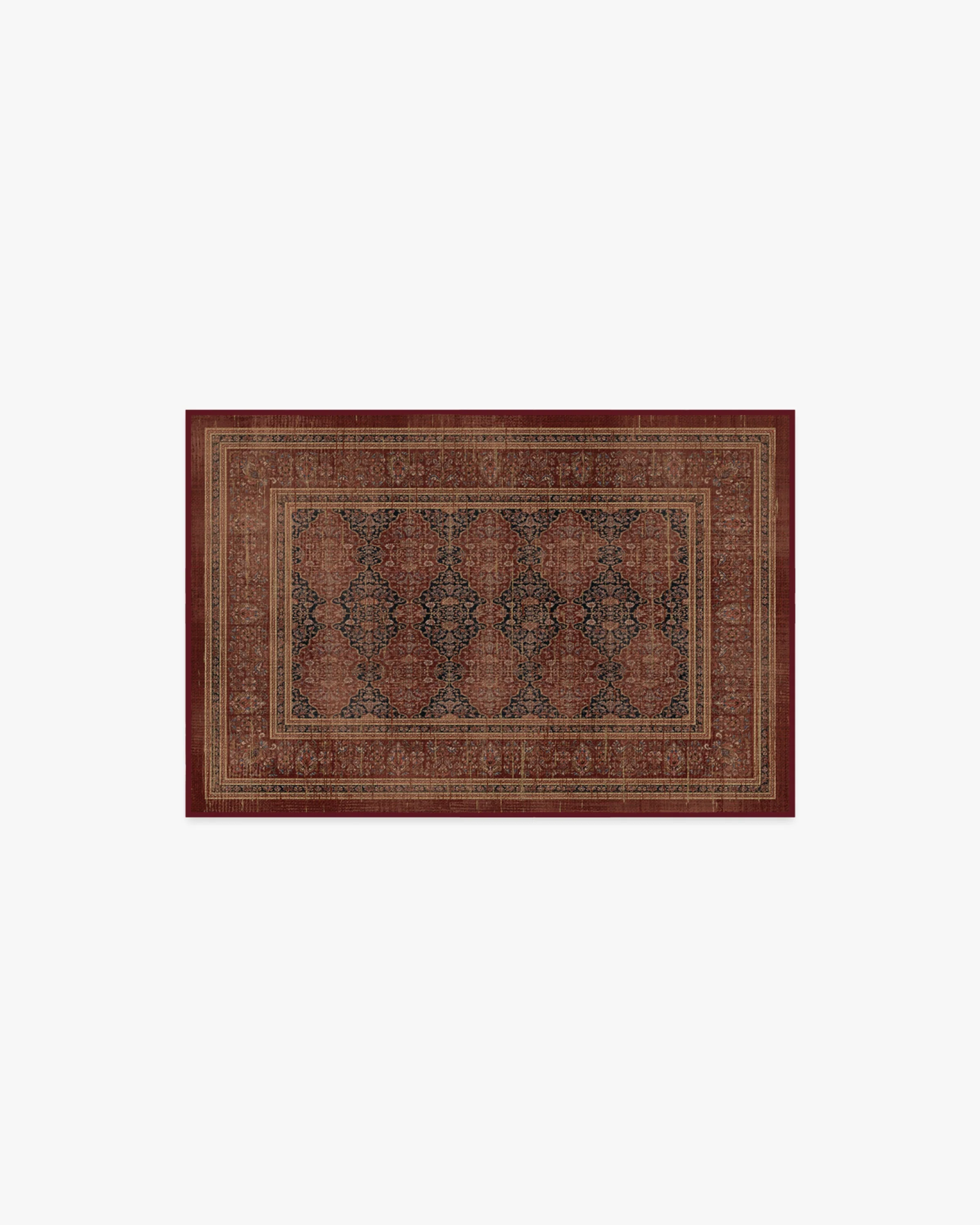 Vesper Amber Red Flatwoven Rug
