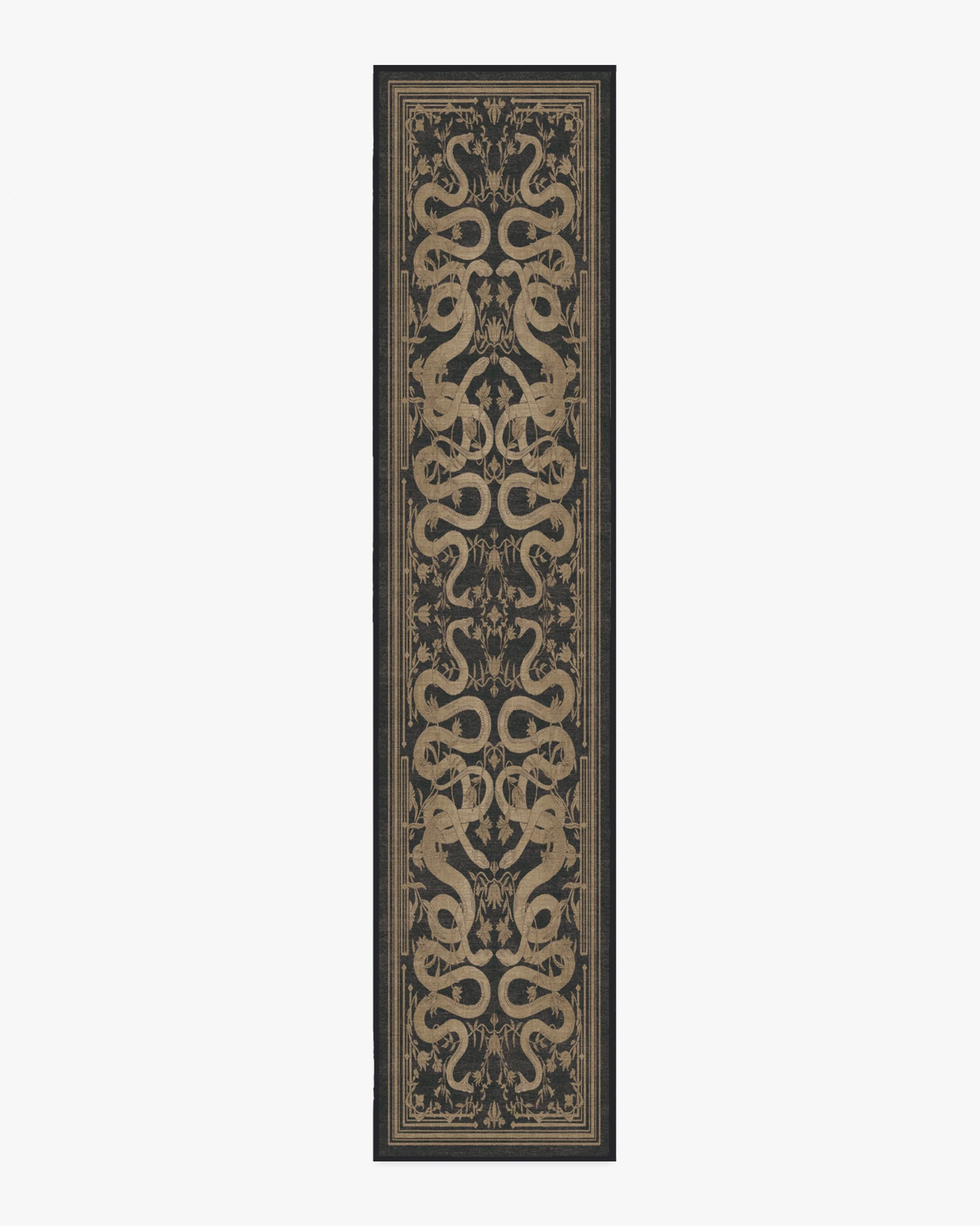 Sumaya Soft Black Flatwoven Rug by Martyn Lawrence Bullard