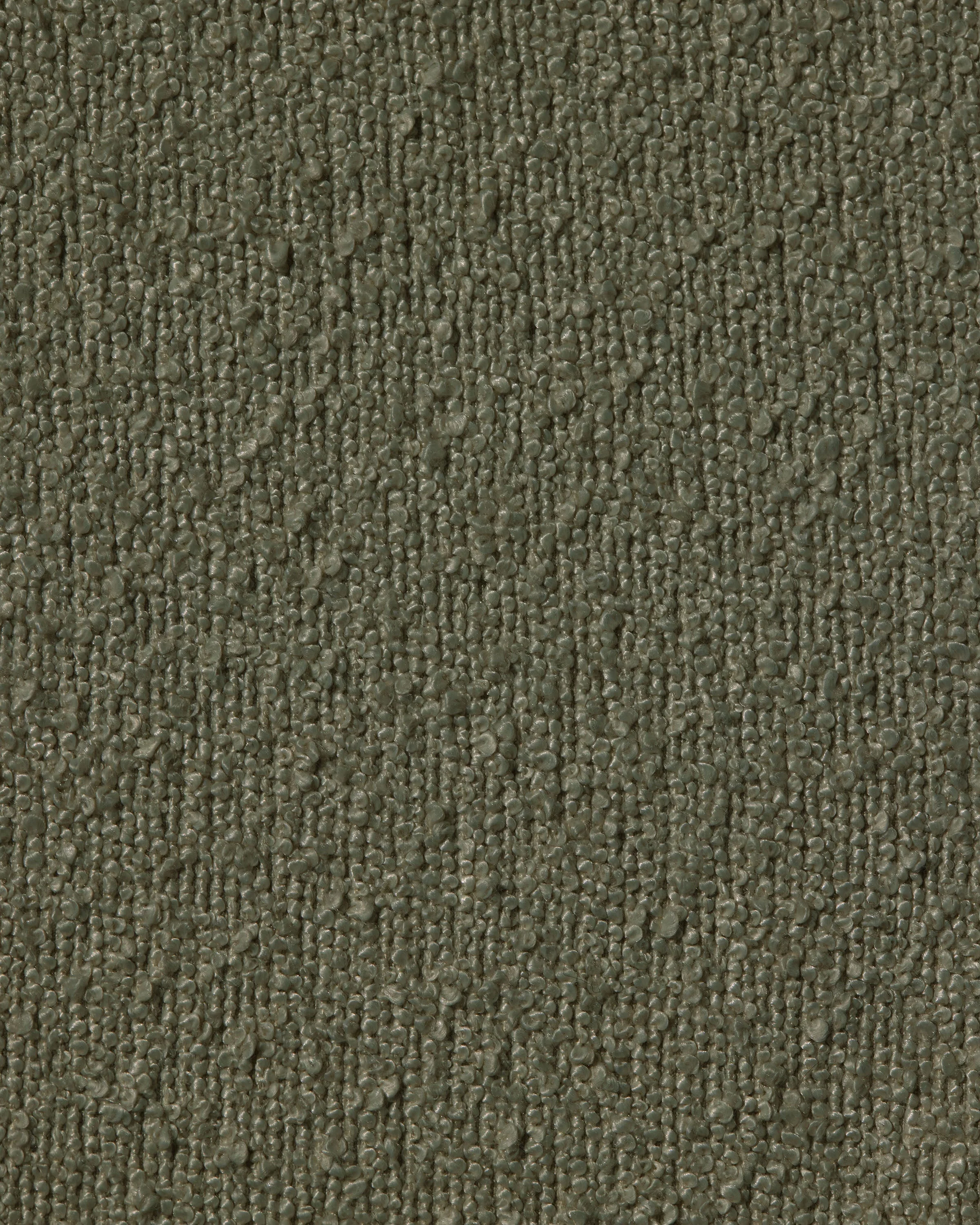 Olive Green Boucle Bolster Pet Bed