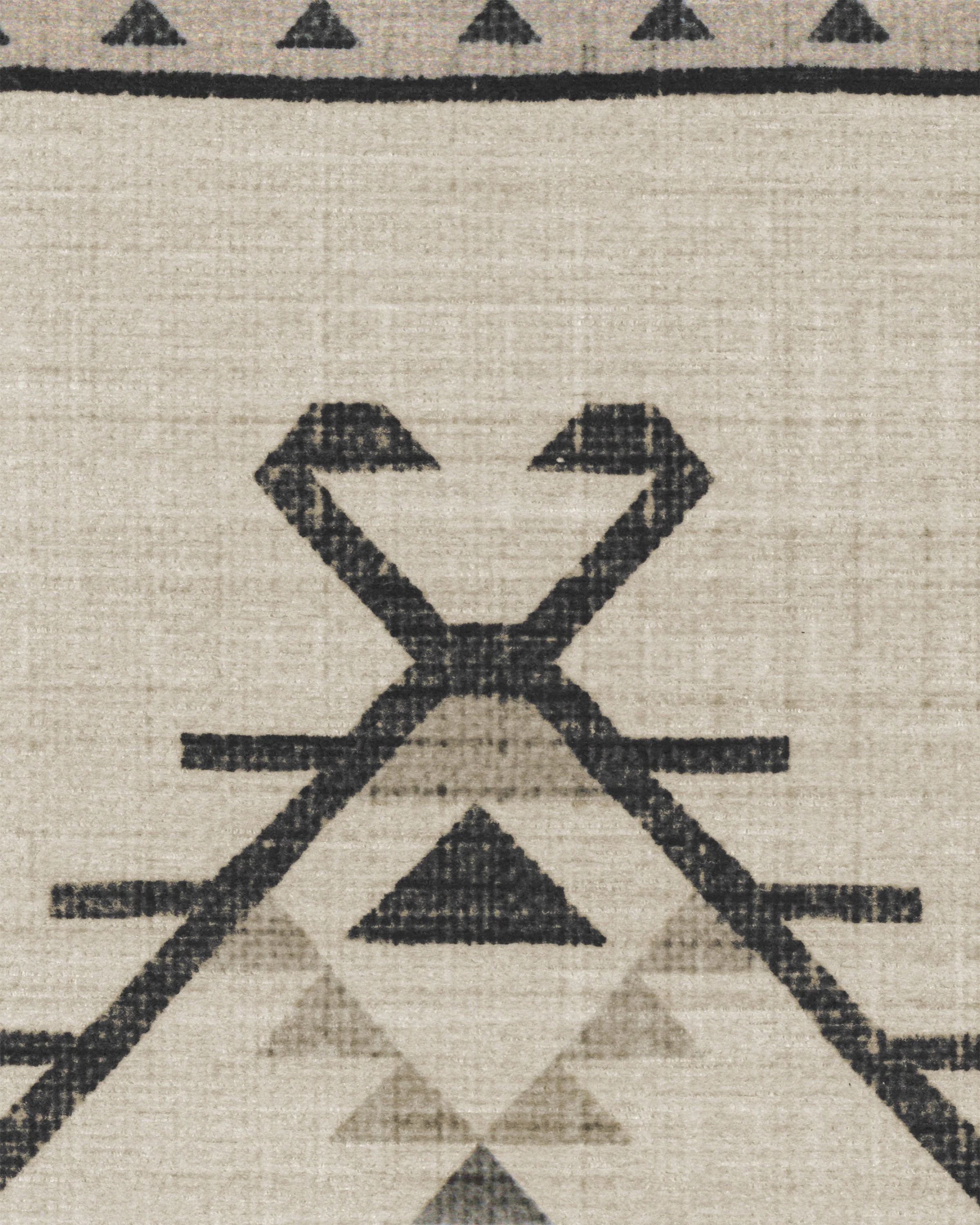 Damali Black & White Flatwoven Rug