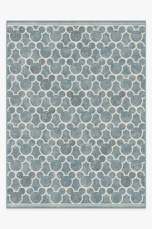 Mickey Trellis Slate Flatwoven Rug
