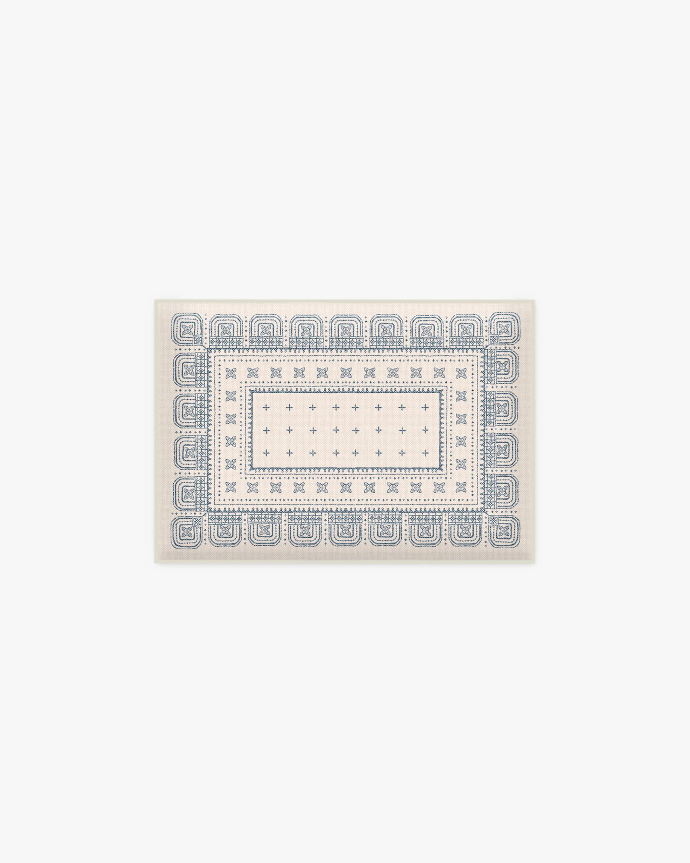 Beatrice Birch & Blue Grey Bath Mat