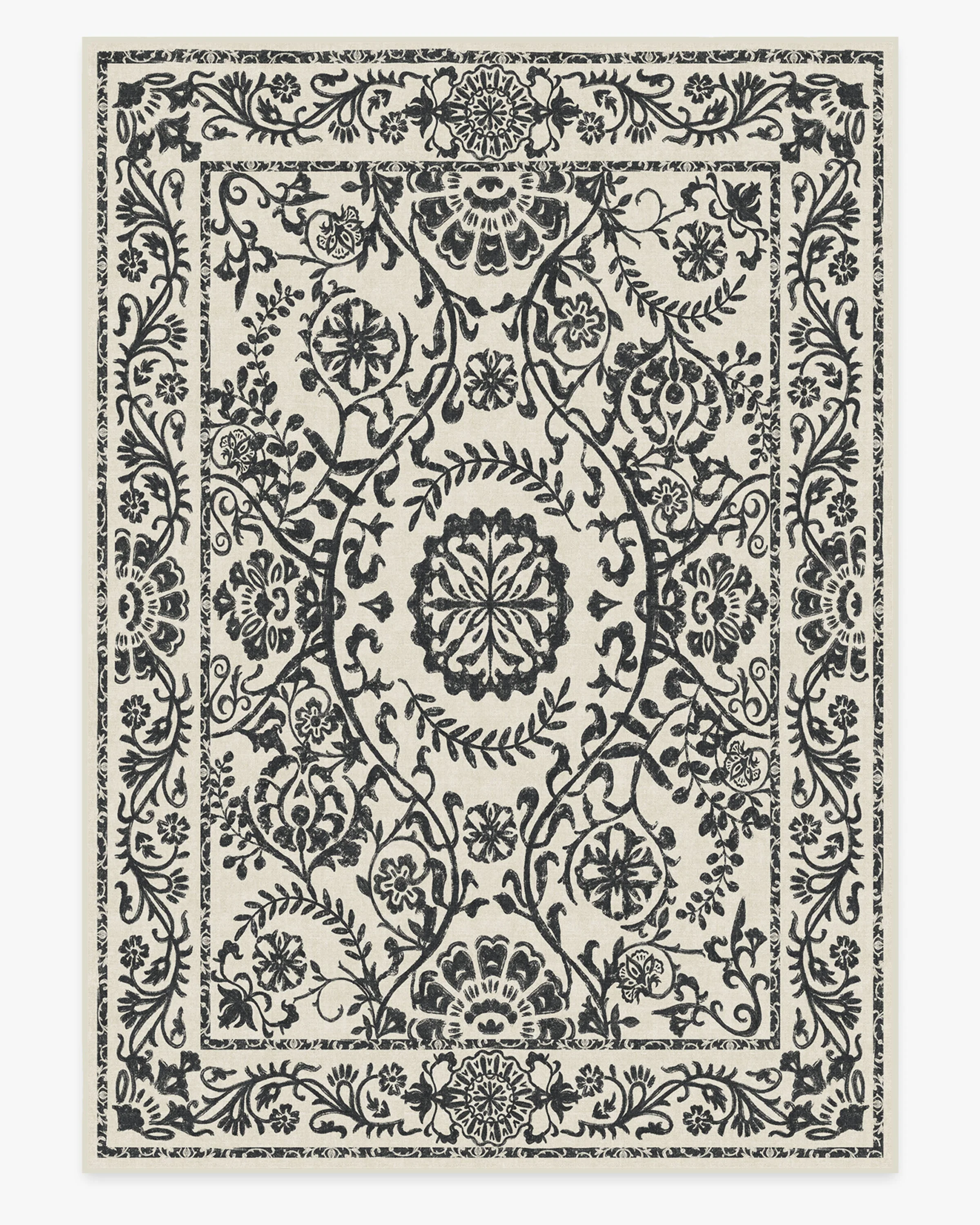 Delphina Black & White Rug
