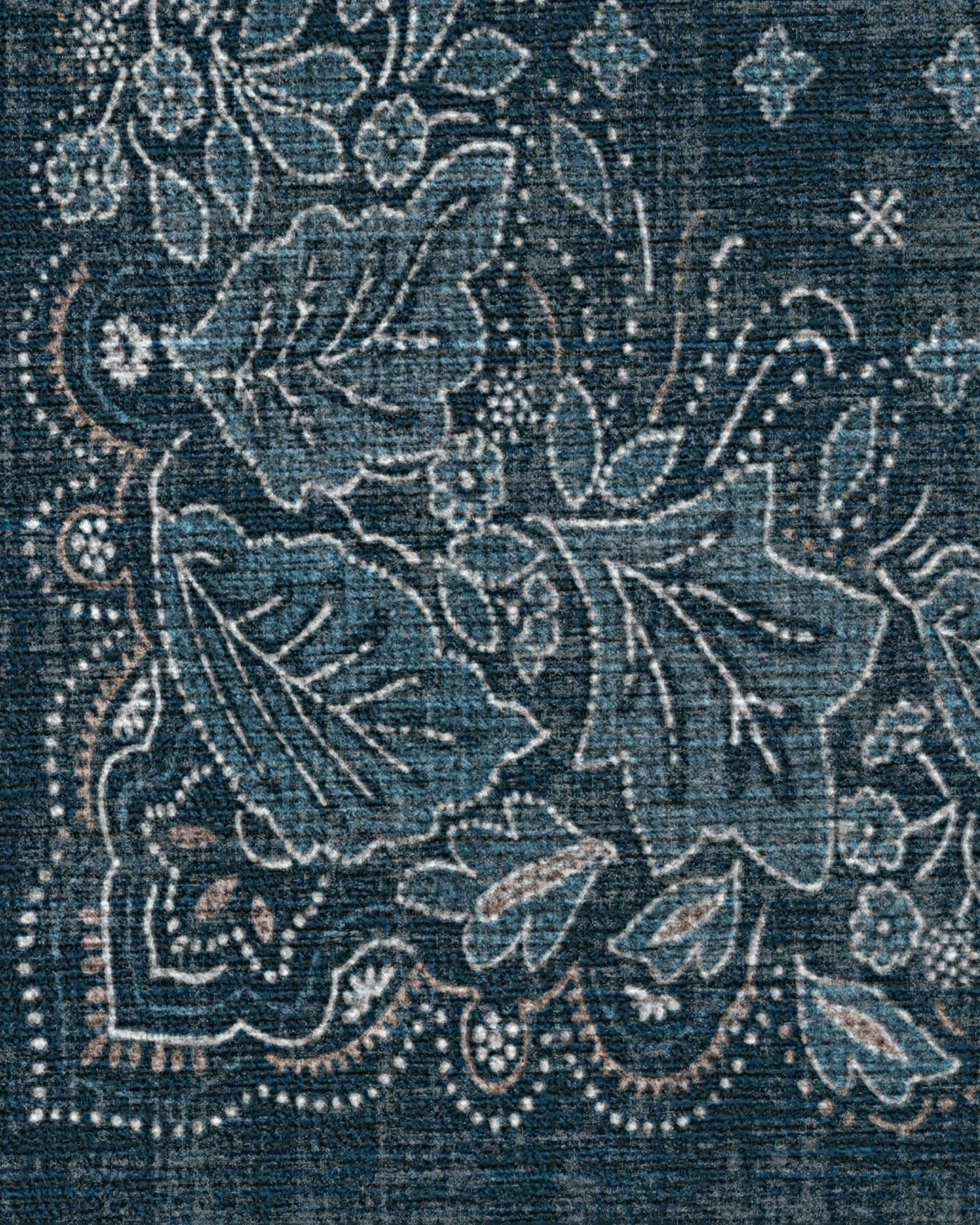 Prato Midnight Blue Flatwoven Rug
