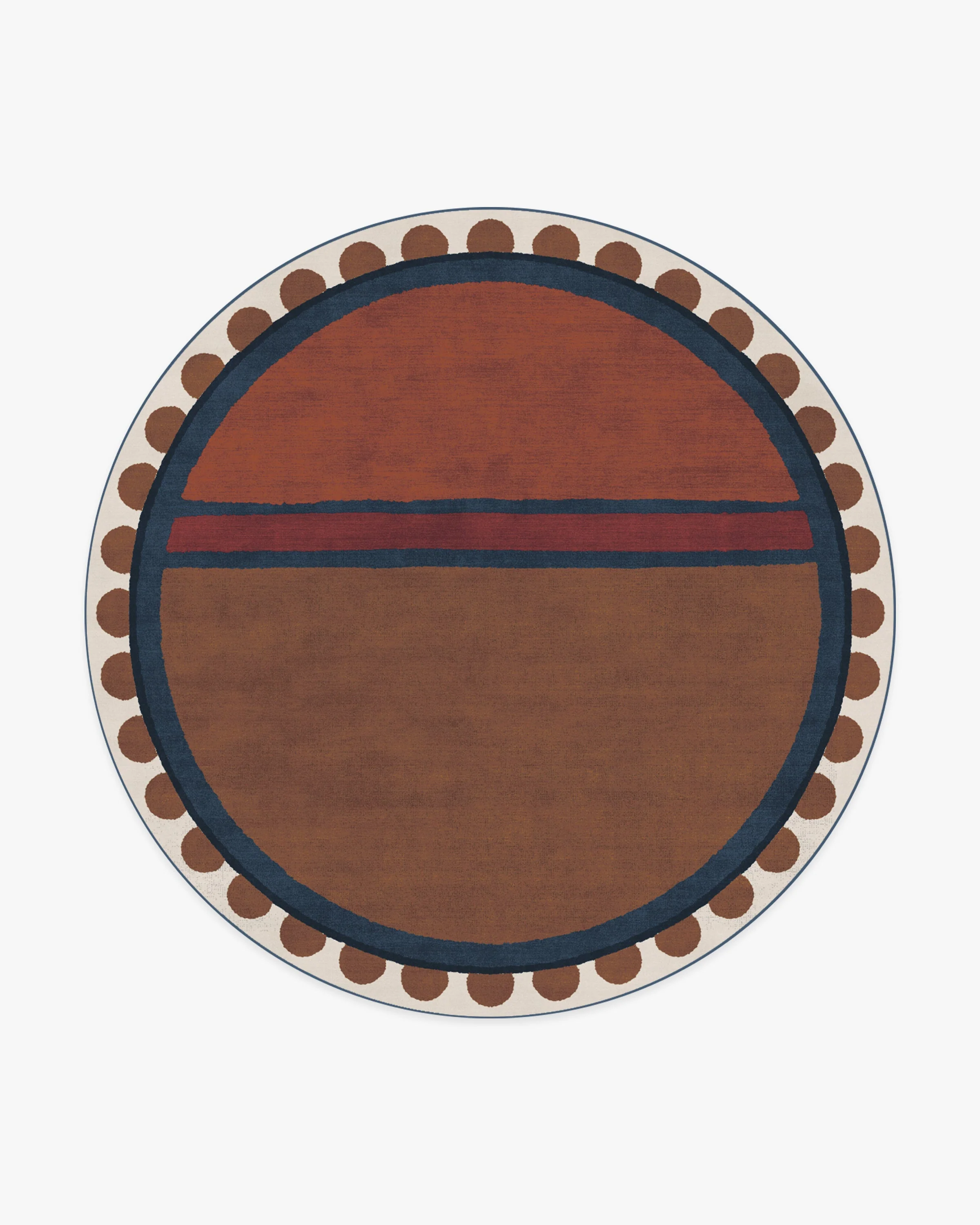 Nina Indigo & Rust Rug by Justina Blakeney