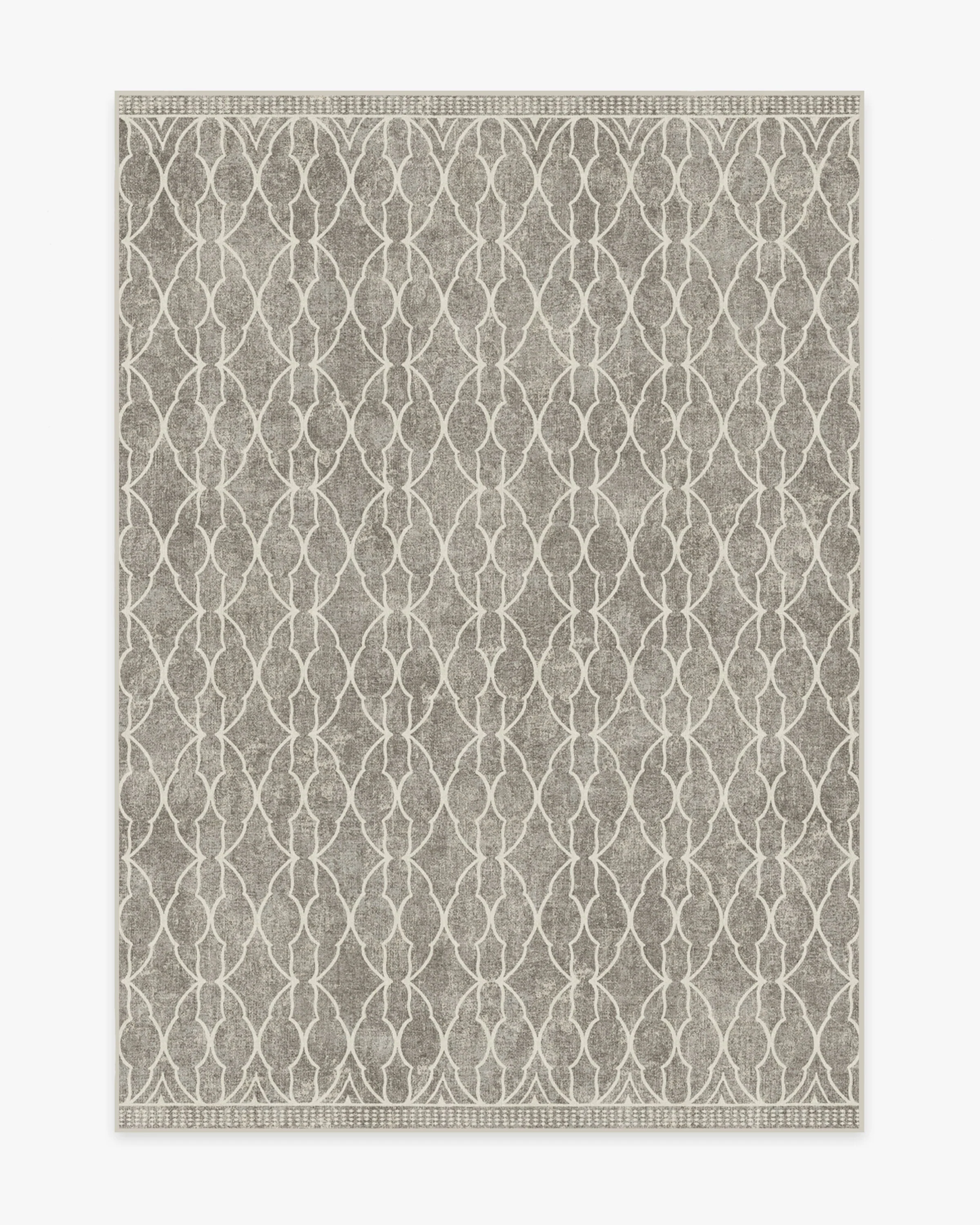 Grogu™ Trellis Ash Grey Flatwoven Rug