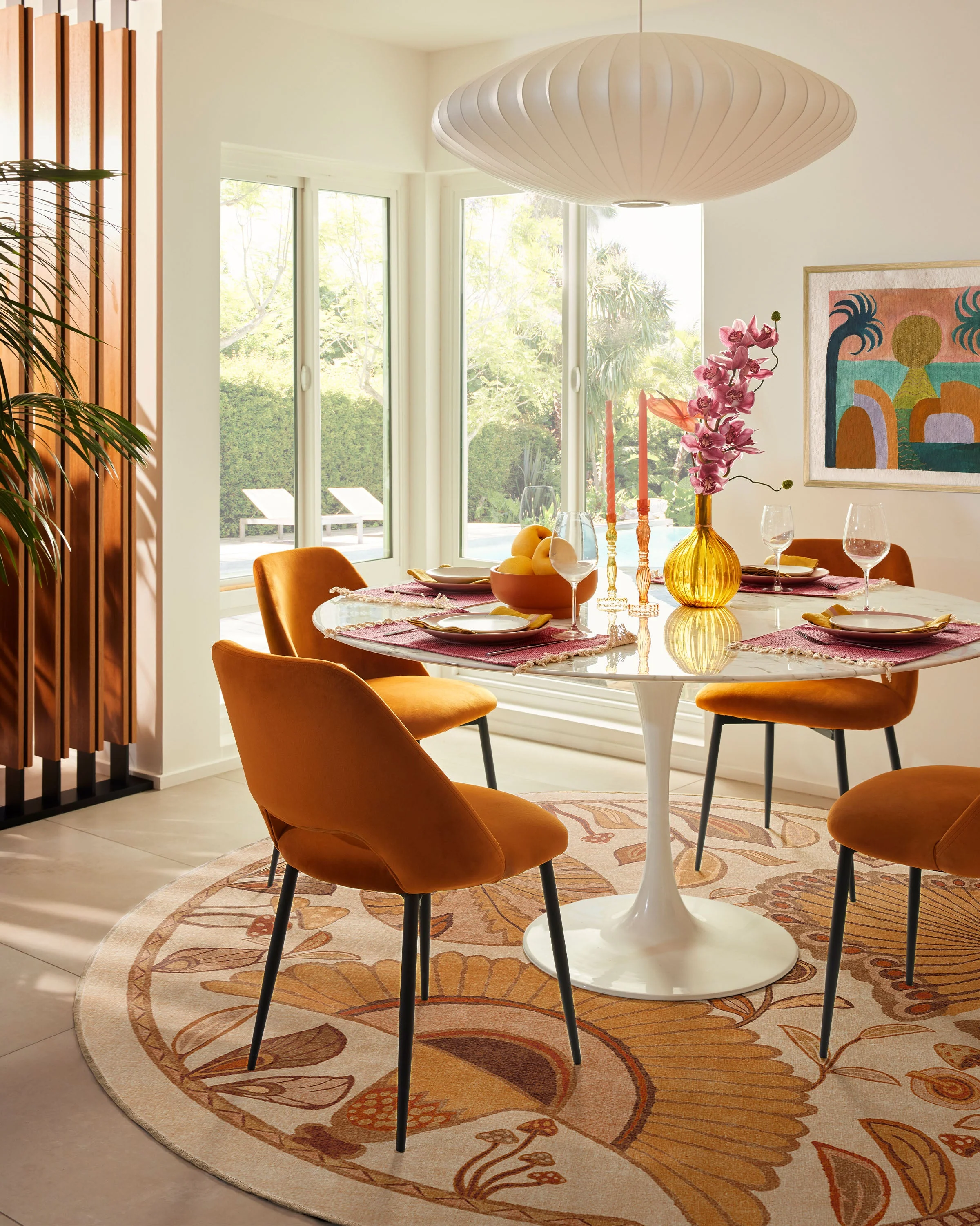 Alice Mellow Yellow Flatwoven Rug by Justina Blakeney