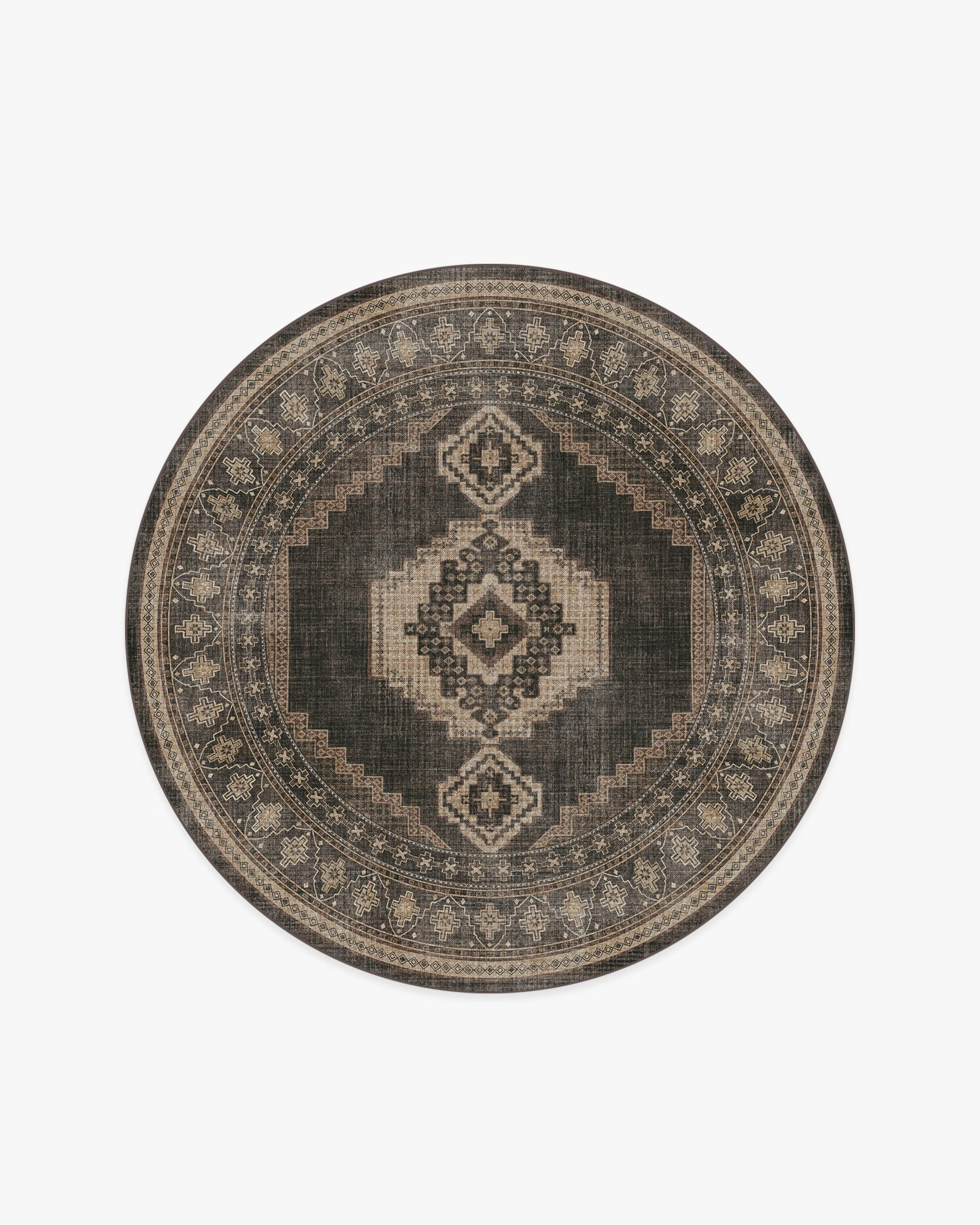 Rayne Charcoal & Tan Flatwoven Rug