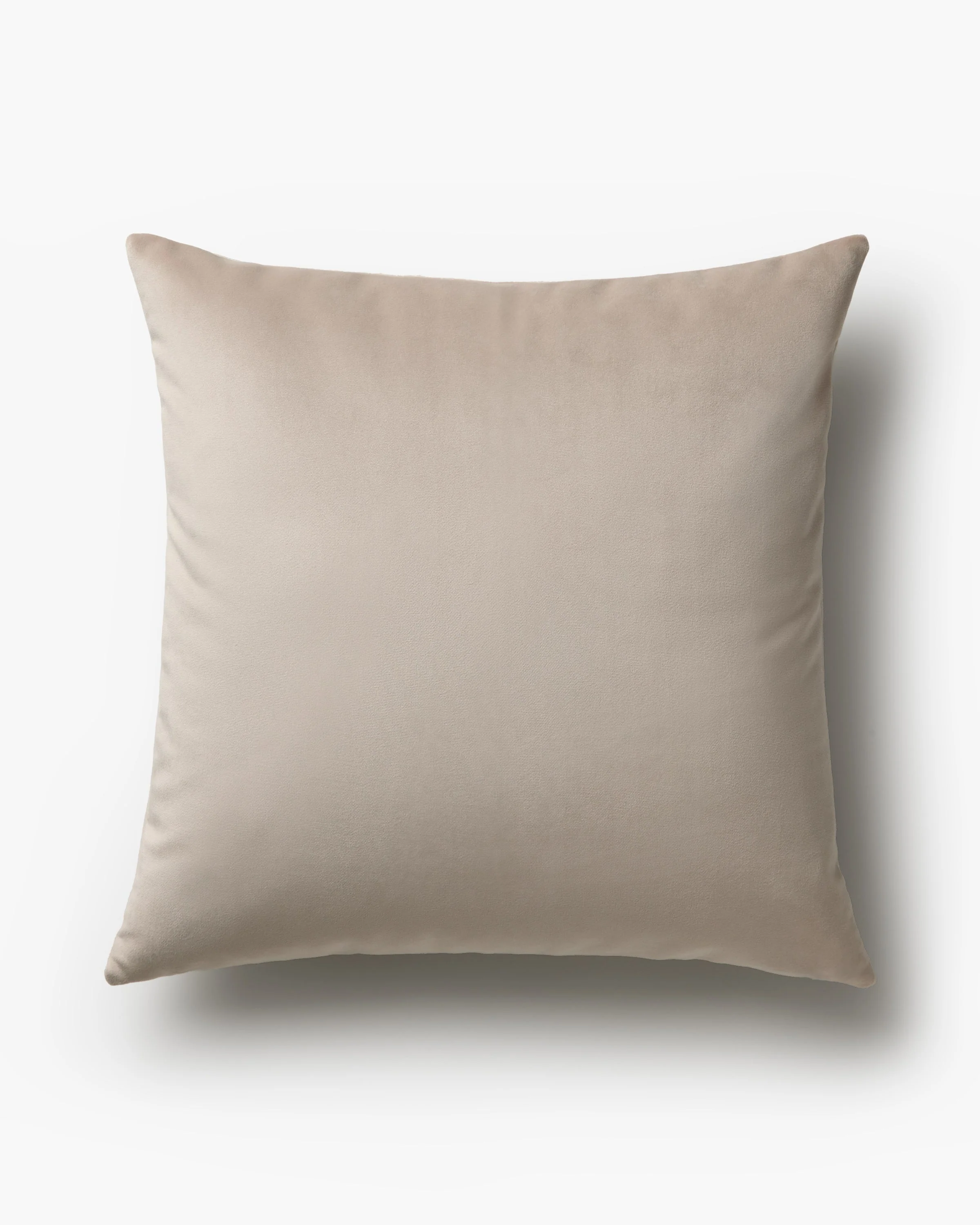 Sand Velvet Throw Pillow
