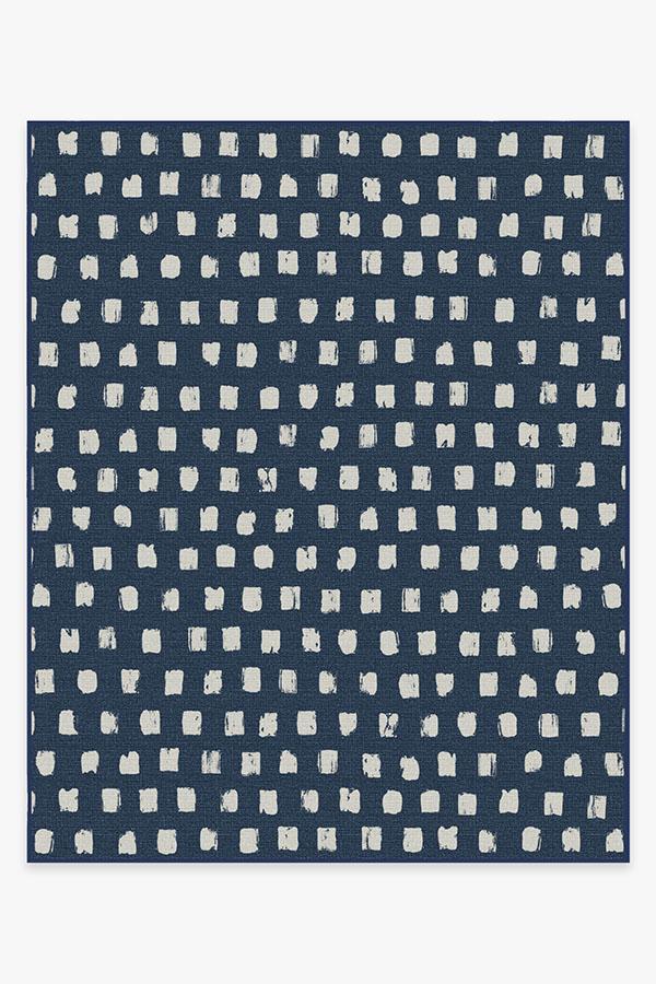 Cobblestone Navy Outdoor Rug