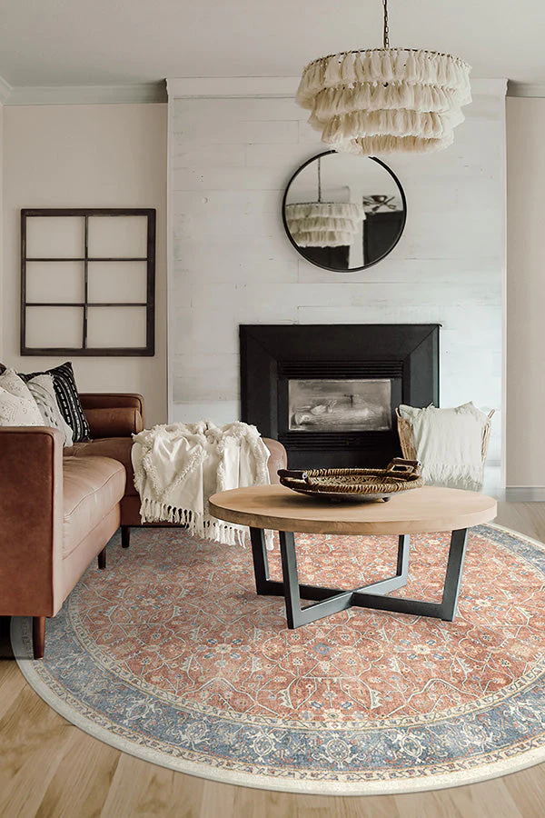 Celestine Coral Flatwoven Rug
