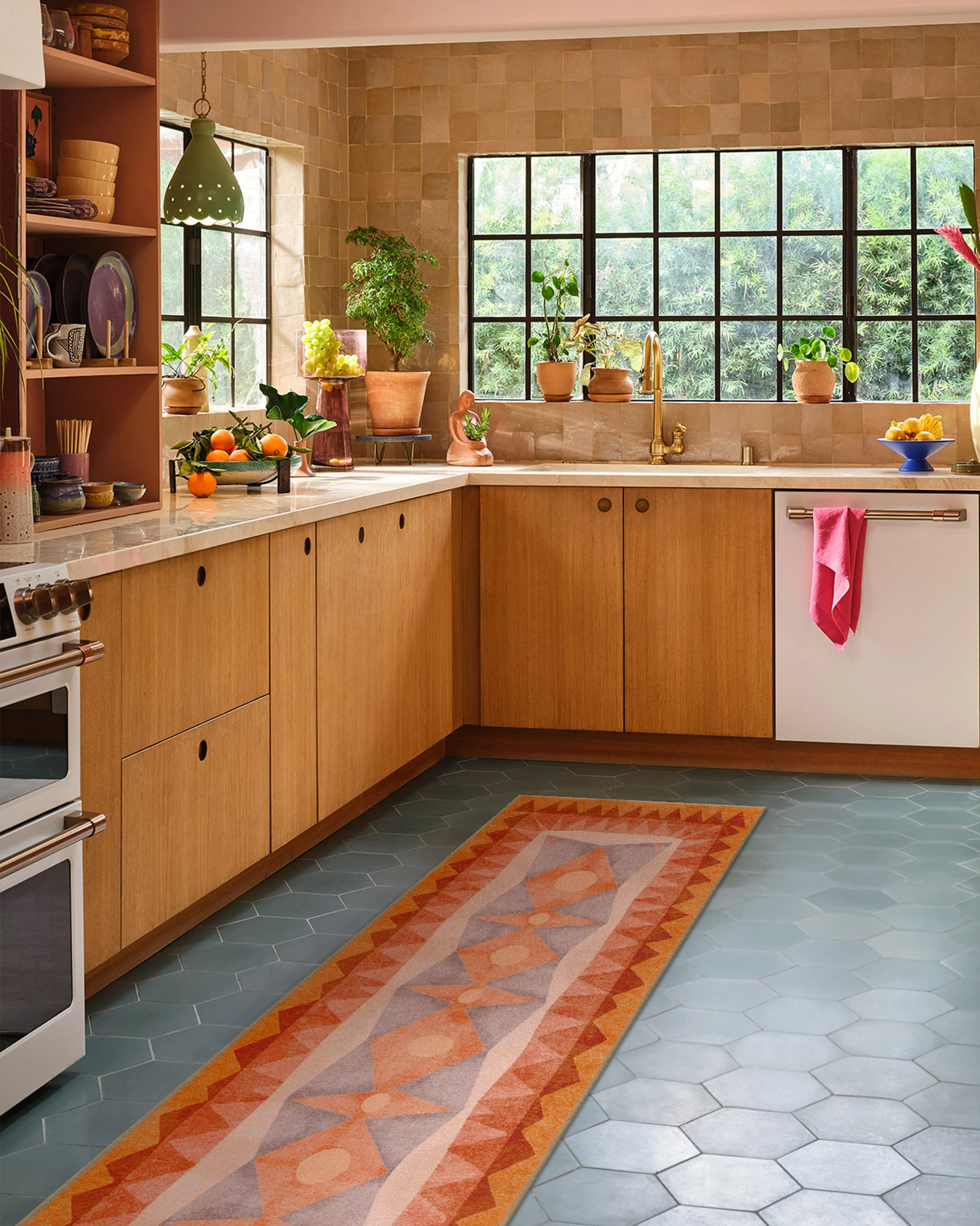 Hilma Sunset Flatwoven Rug by Justina Blakeney
