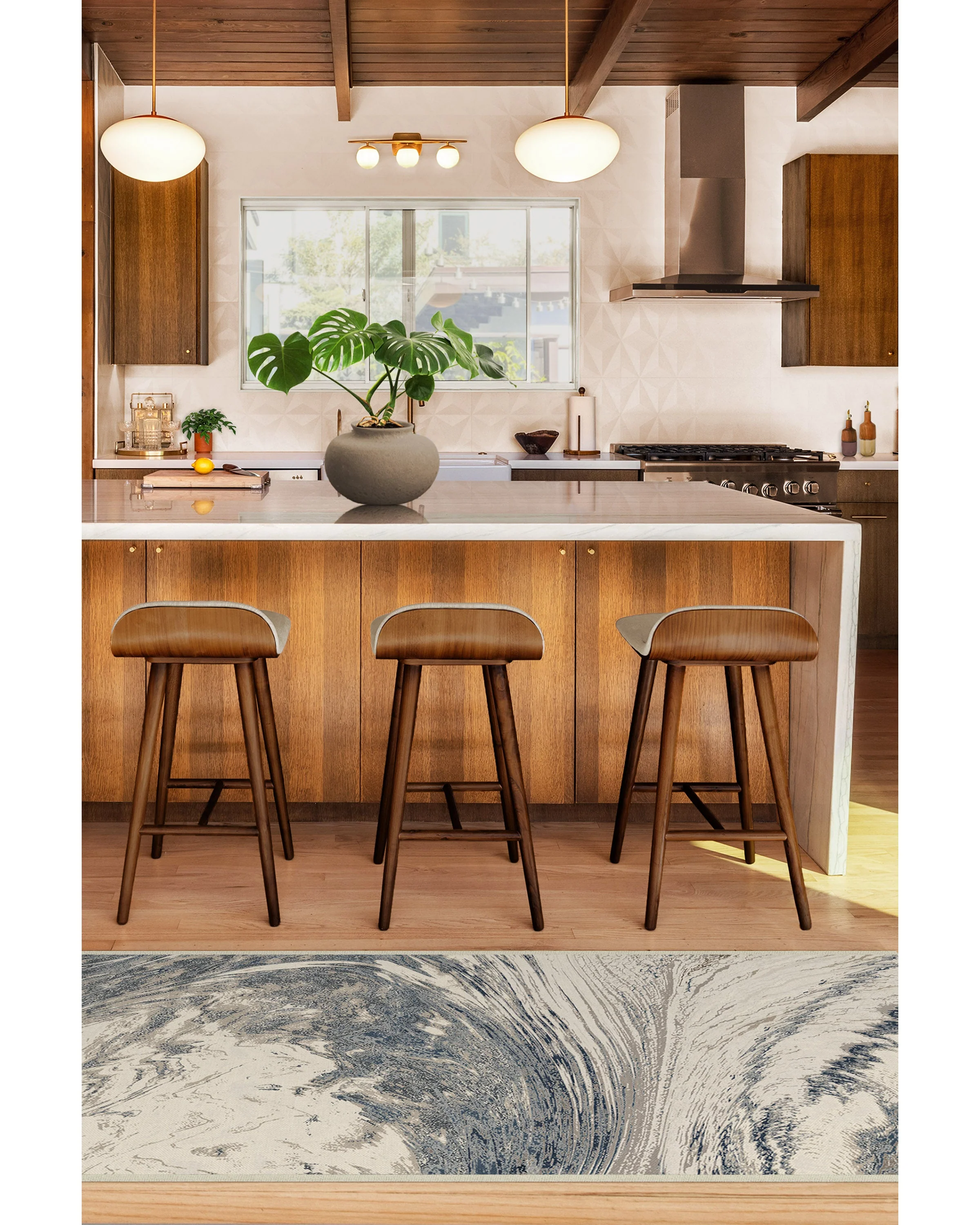 Malaspina Dusk Blue Rug
