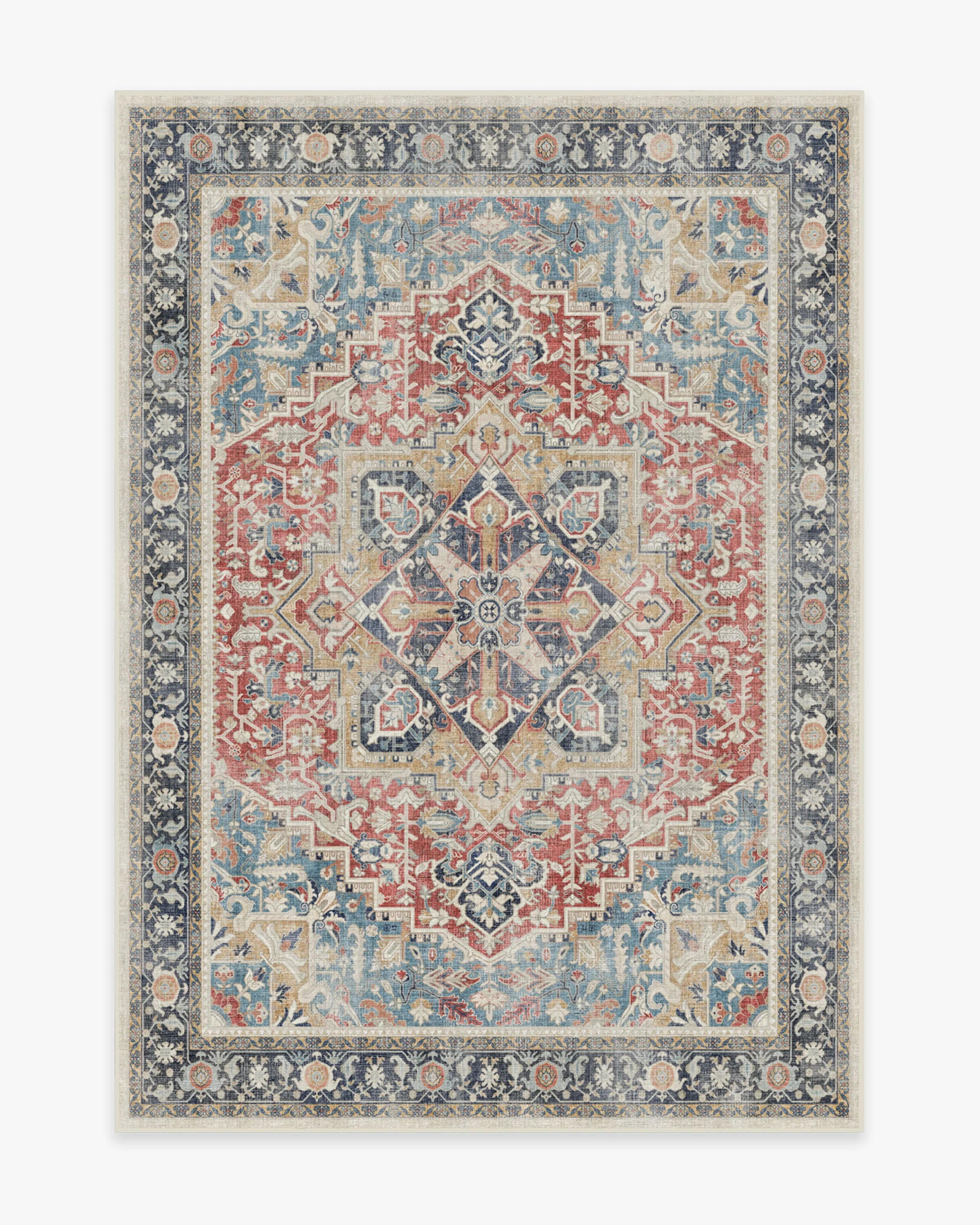 Kamran Cayenne Red Rug