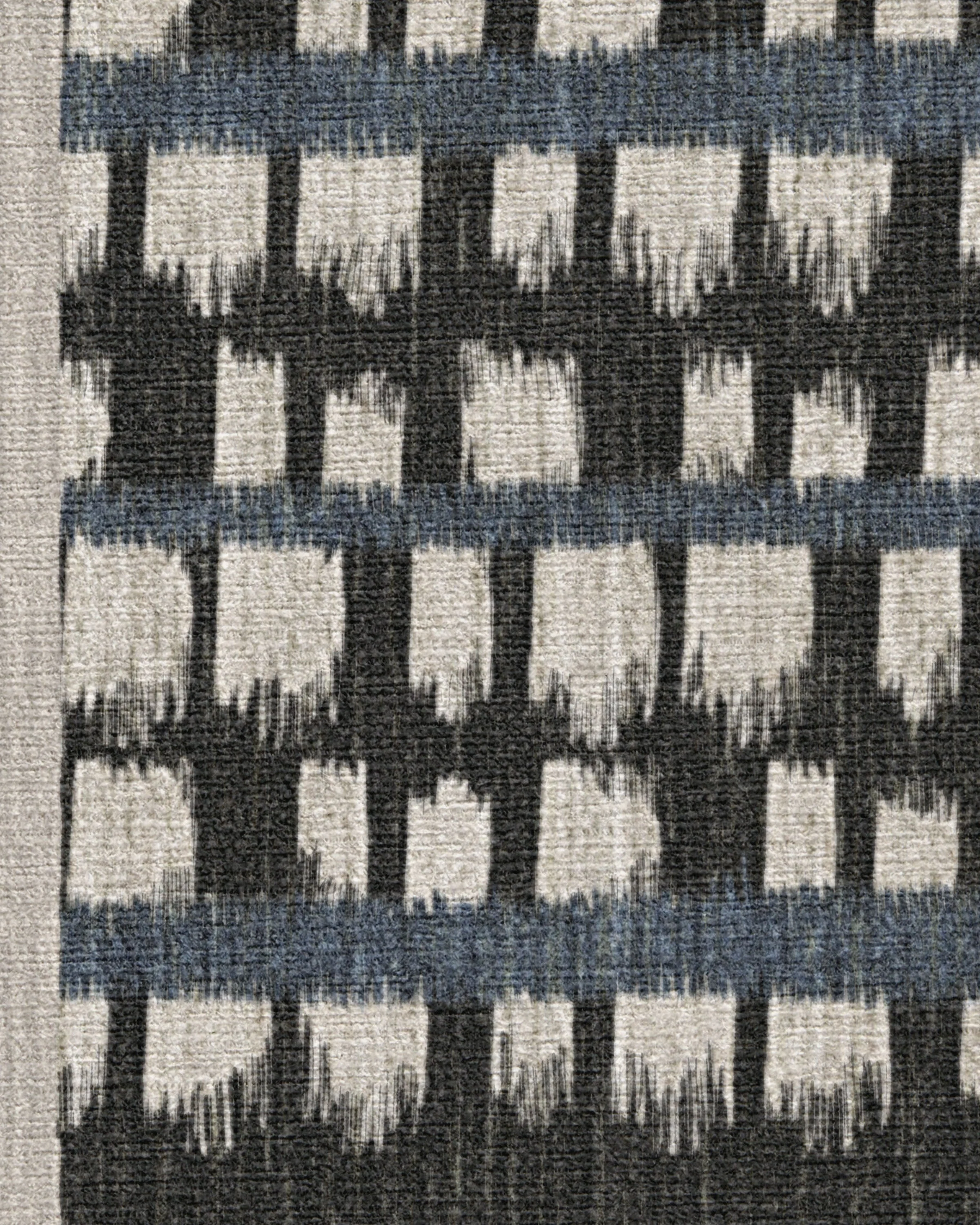 Berlin Charcoal & Sand Flatwoven Rug by Michael Michalsky