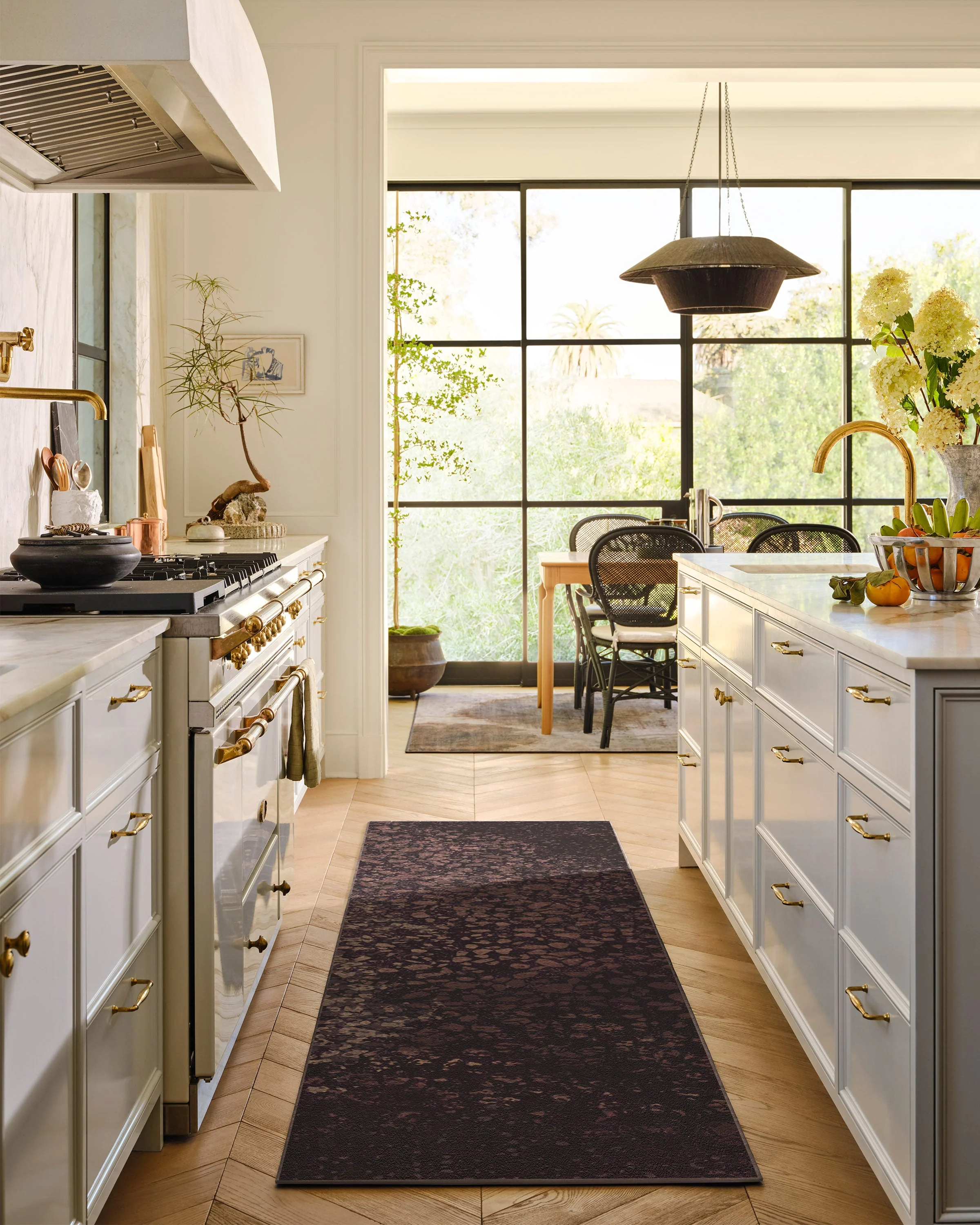 Terran Burgundy Rug by Architectural Digest