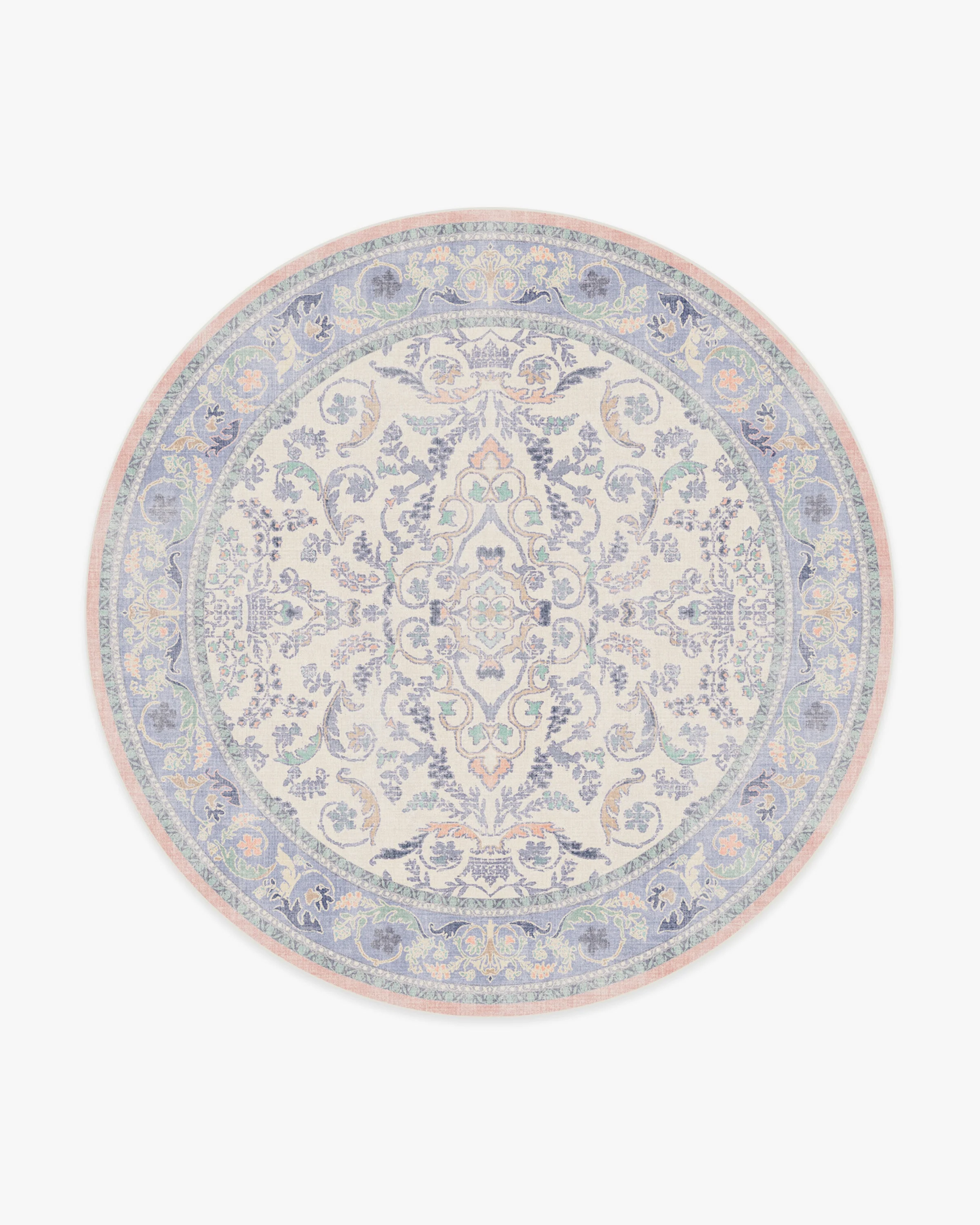 Fit For A Queen Soft Lavender Flatwoven Rug by Bridgerton