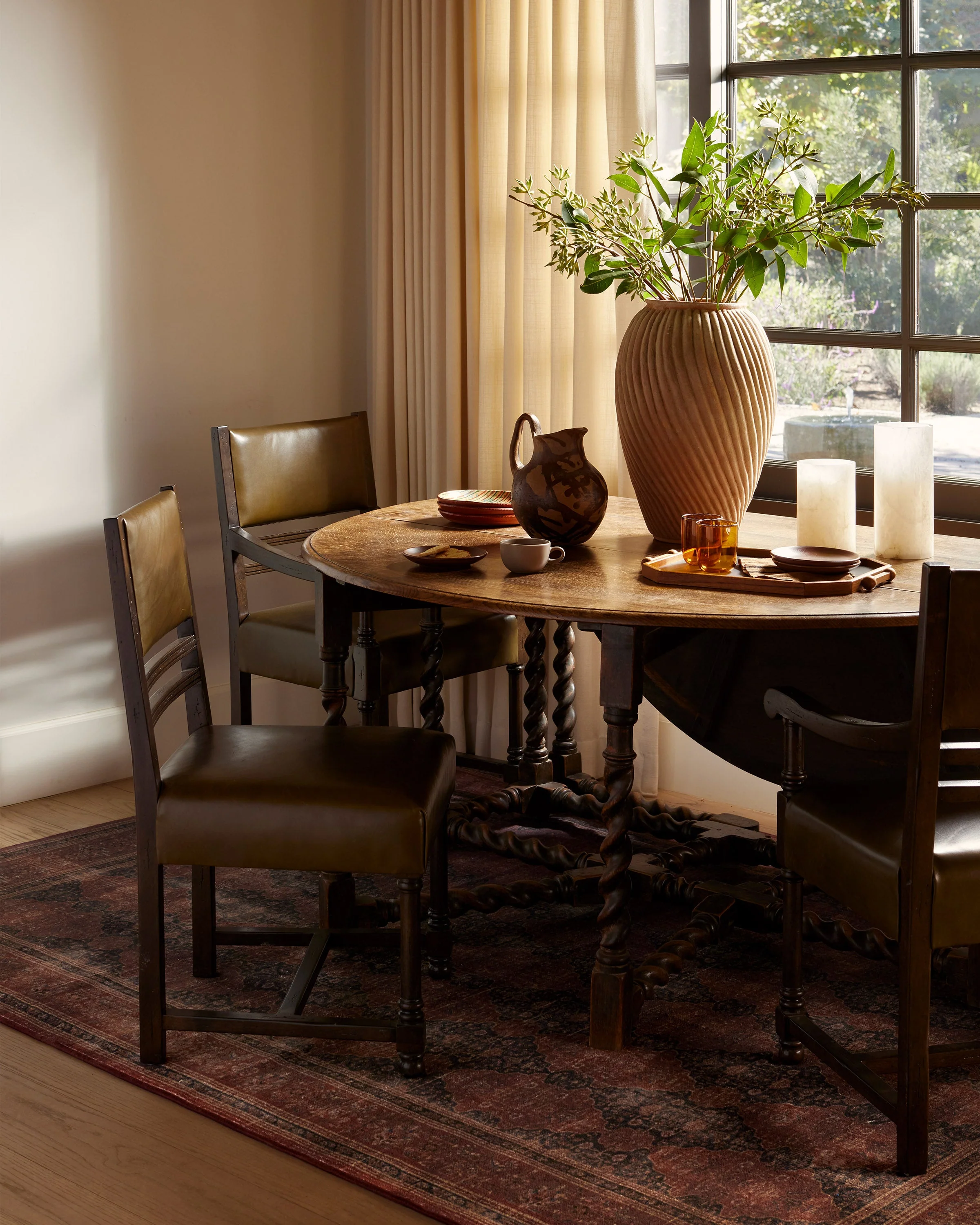 Vesper Amber Red Rug