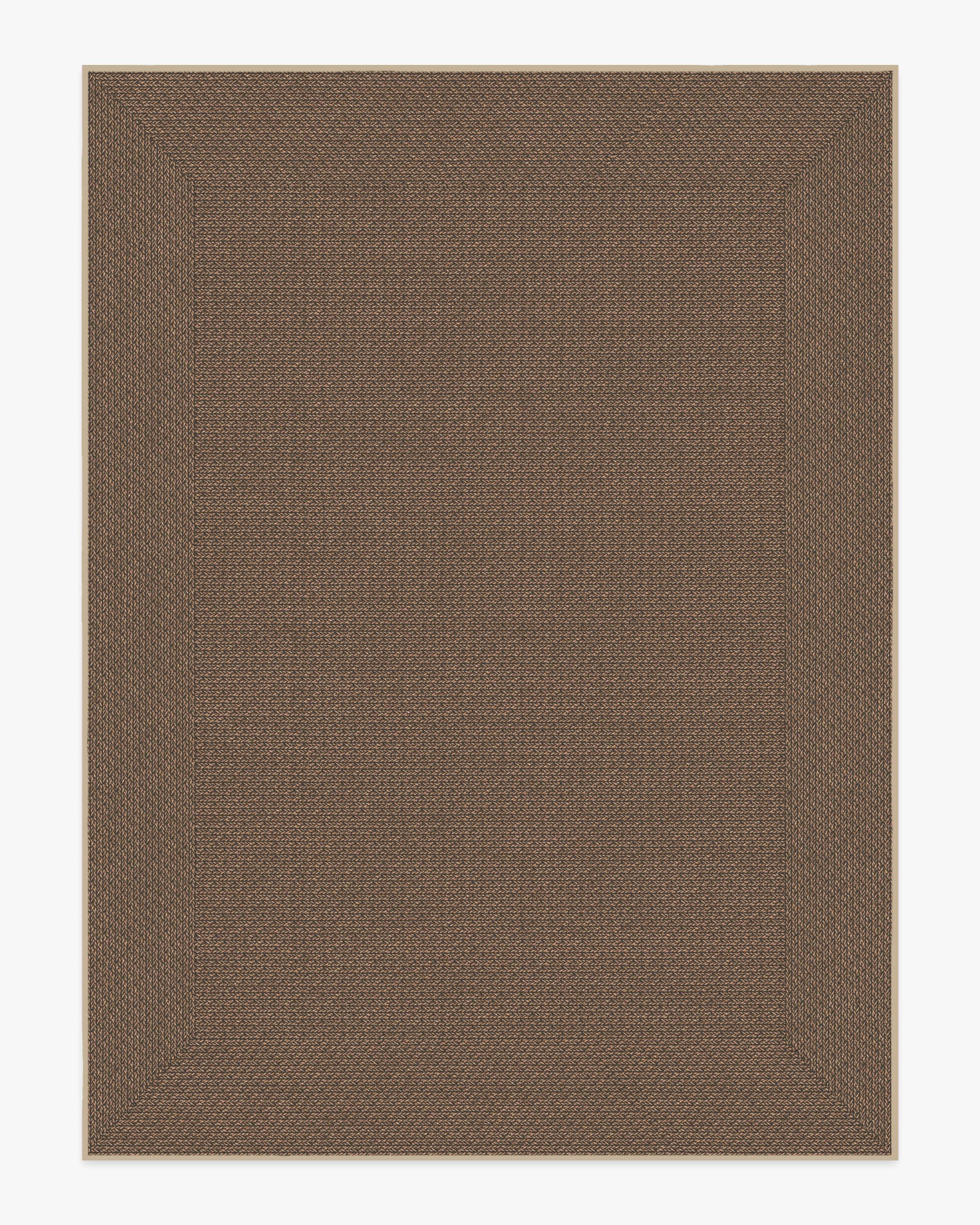 Border Braid Sand Re-Jute Rug