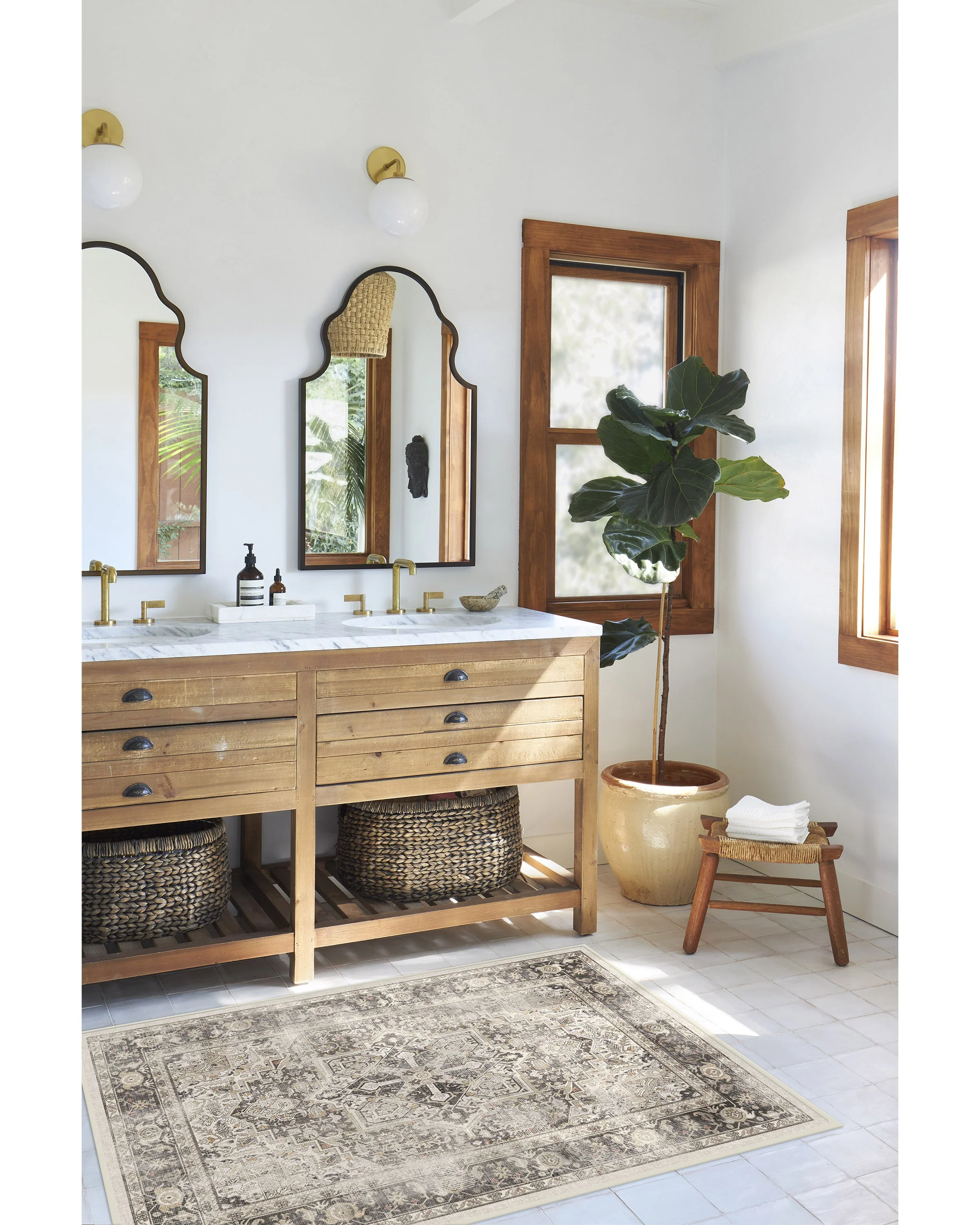 Kamran Hazel Flatwoven Rug