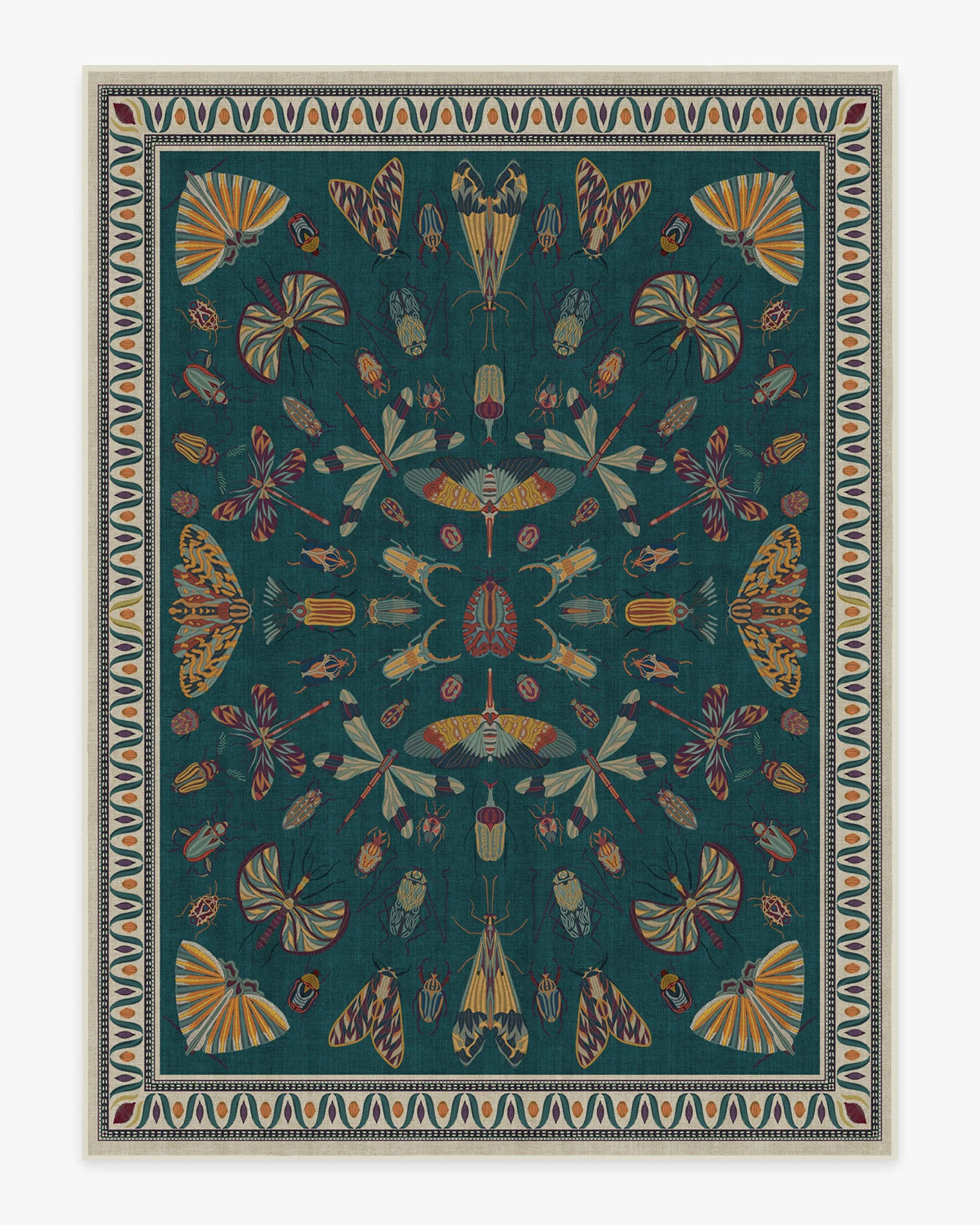 Flutterby Rug by Iris Apfel