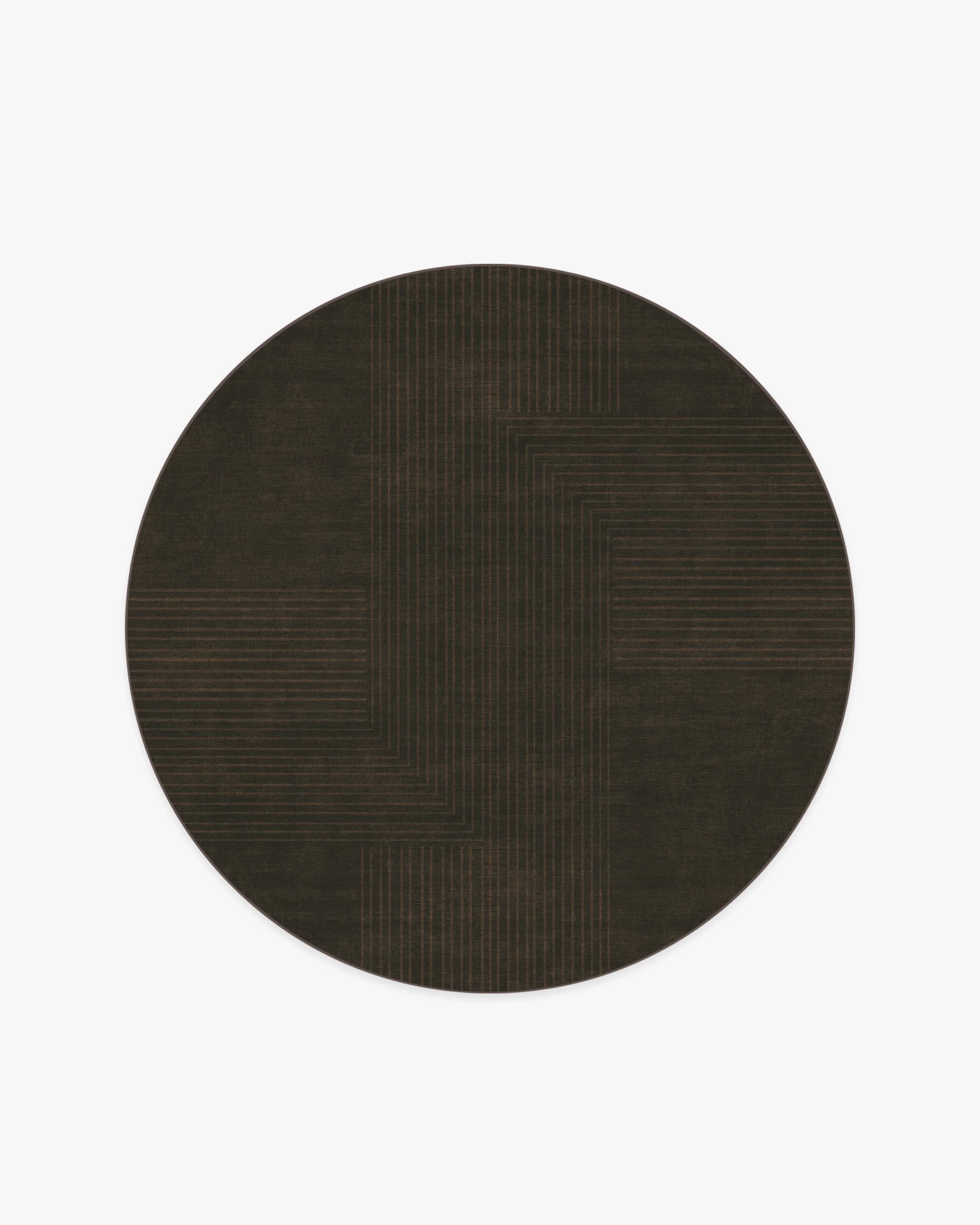 Bel Air Dark Chocolate Flatwoven Rug by The Hiltons