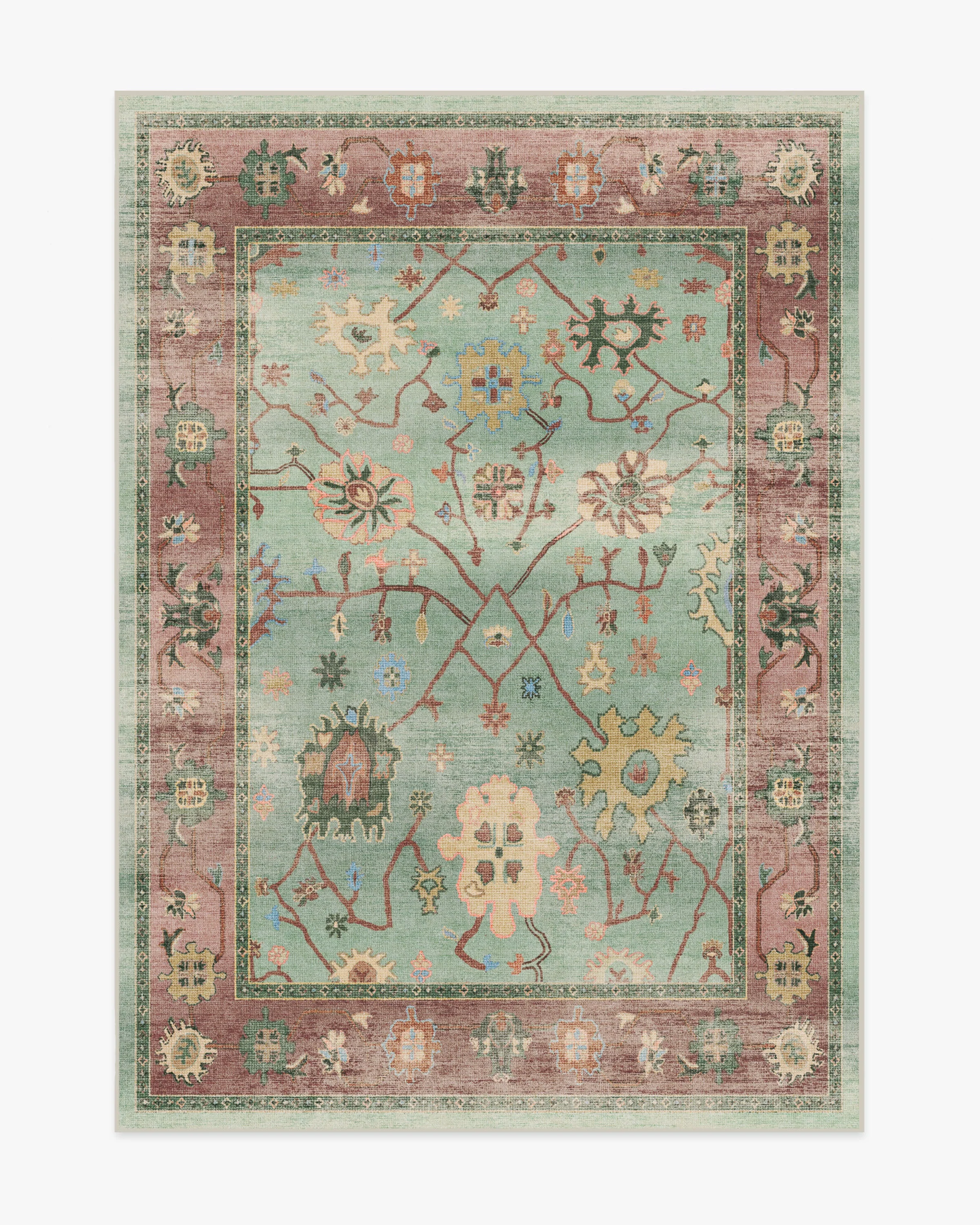Jemima Sage and Rosewood Rug