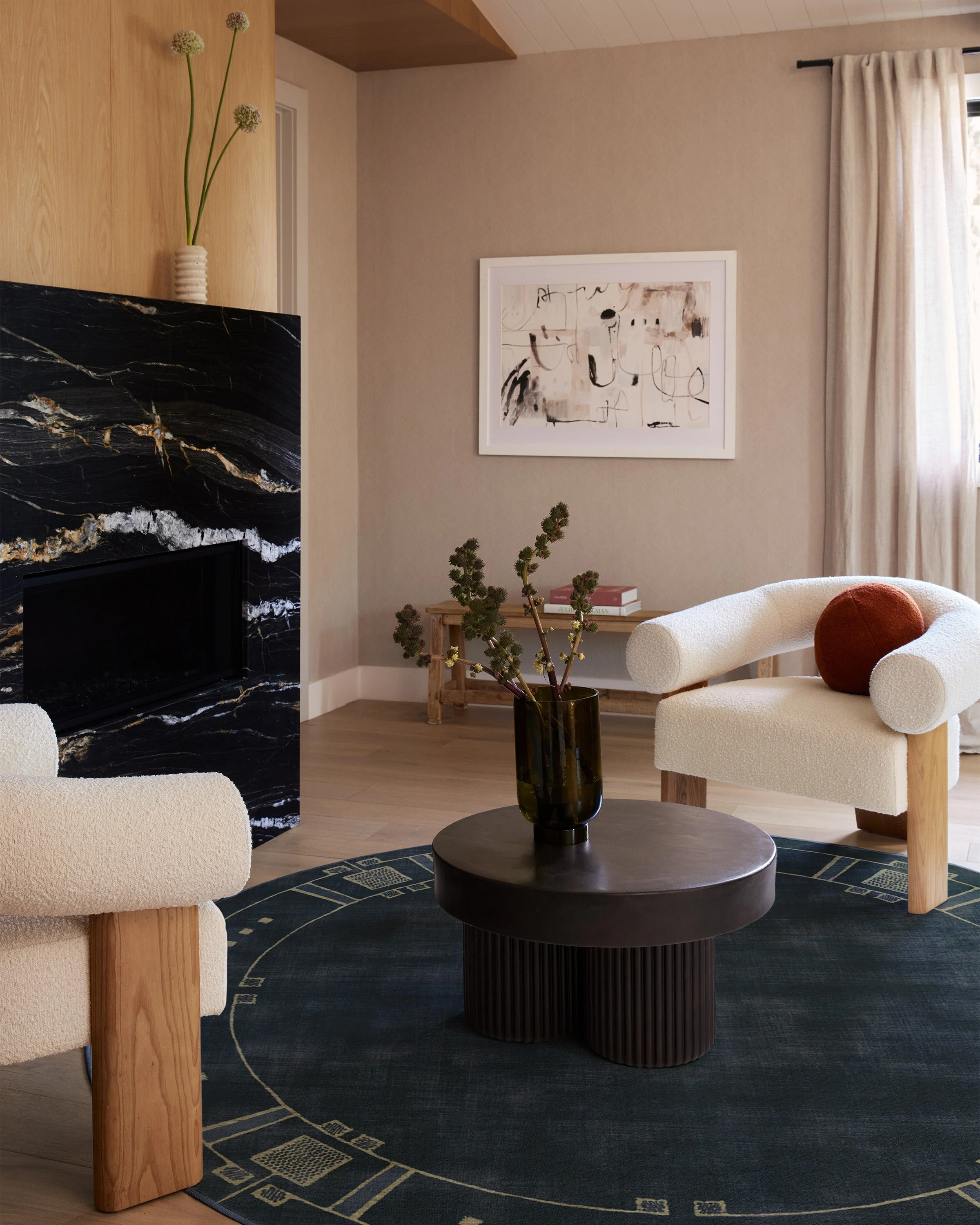 Avery Midnight Blue Rug by Architectural Digest
