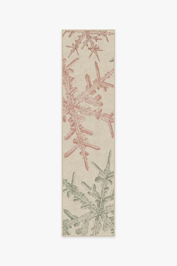 Snowflake Creme Flatwoven Rug
