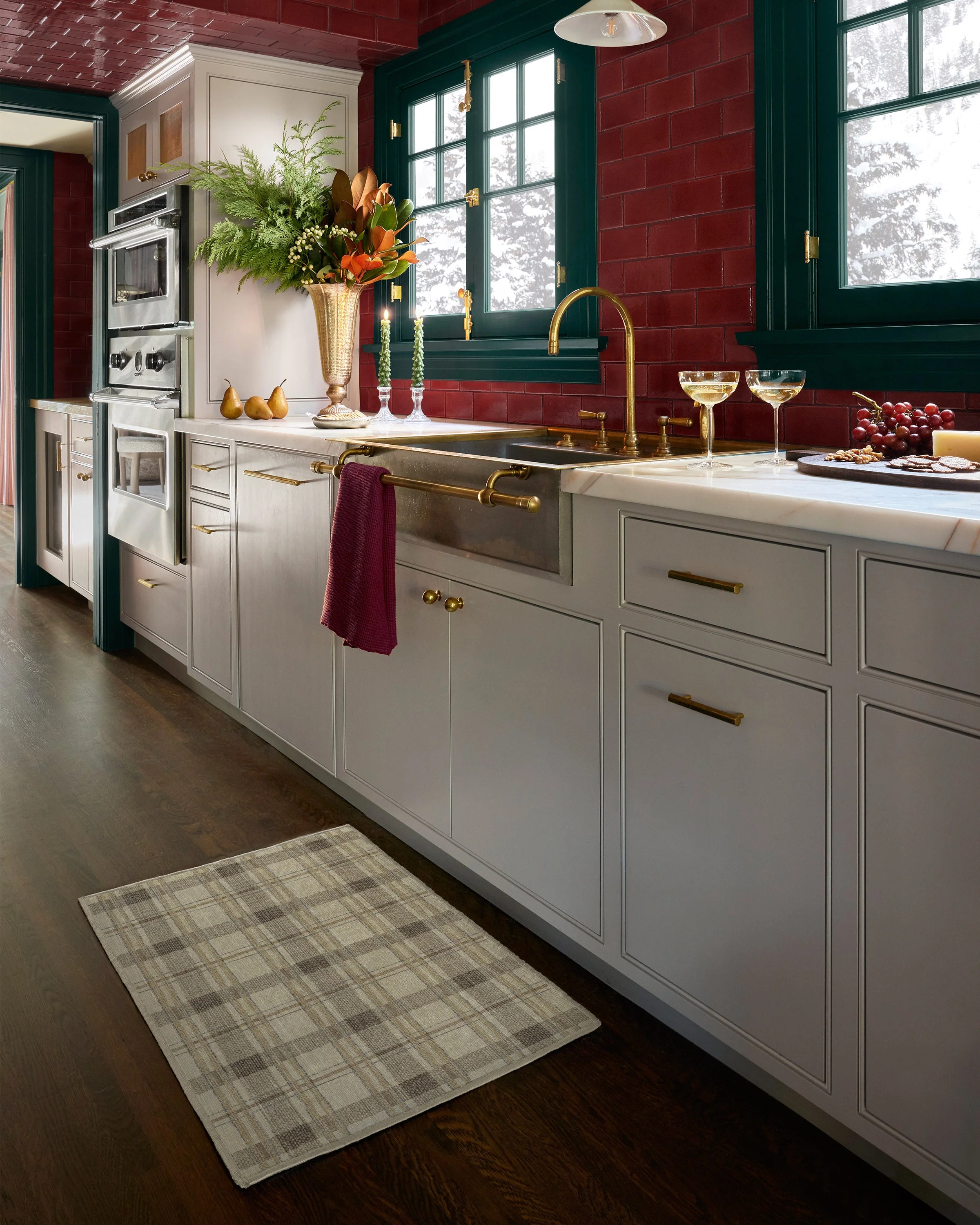 Piper Plaid Neutral Flatwoven Rug