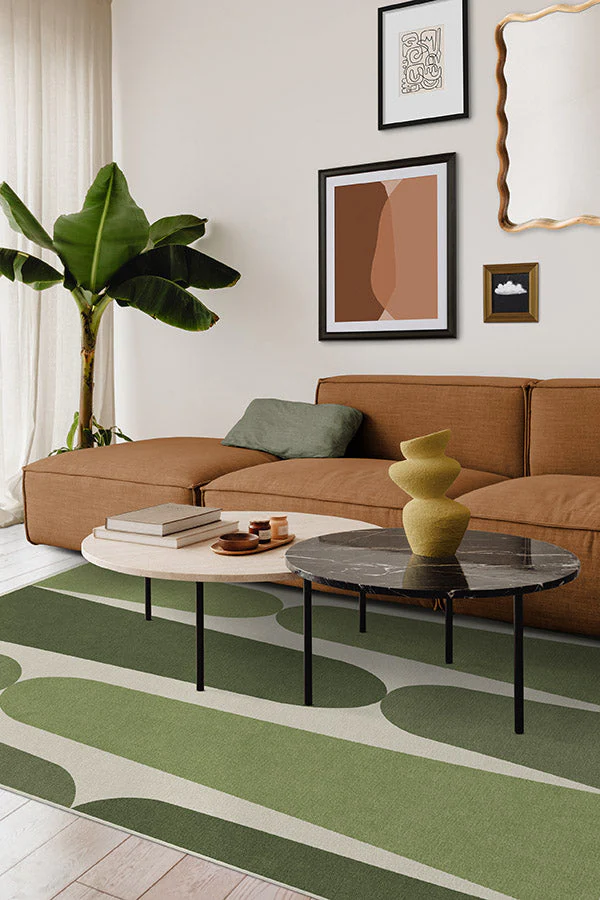 Millie Sage Green Flatwoven Rug