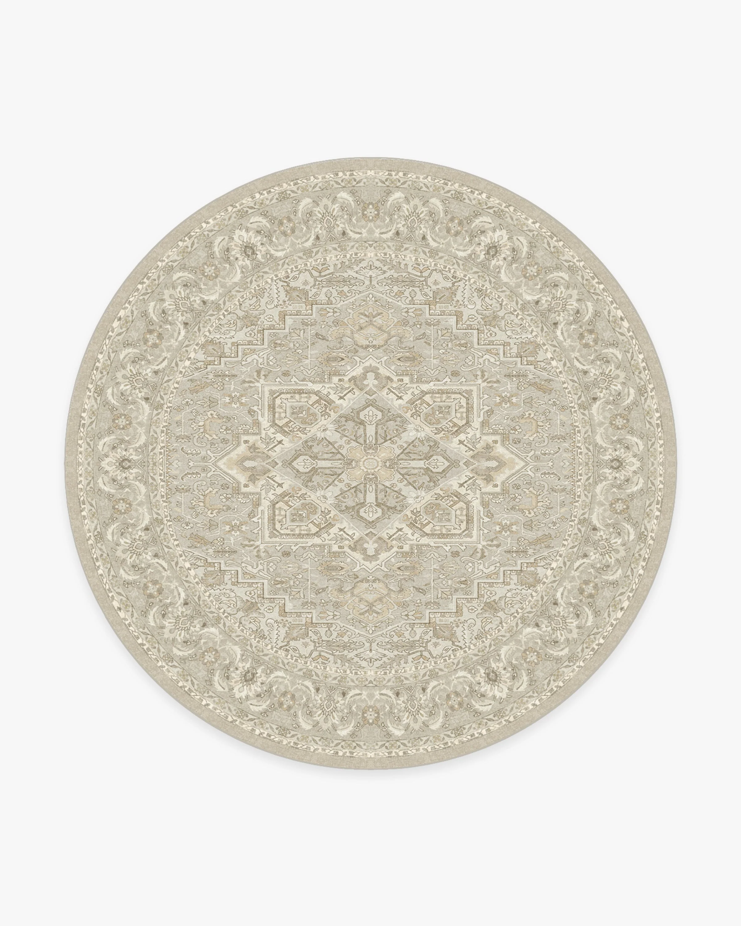 Hendesi Heriz Cream Rug