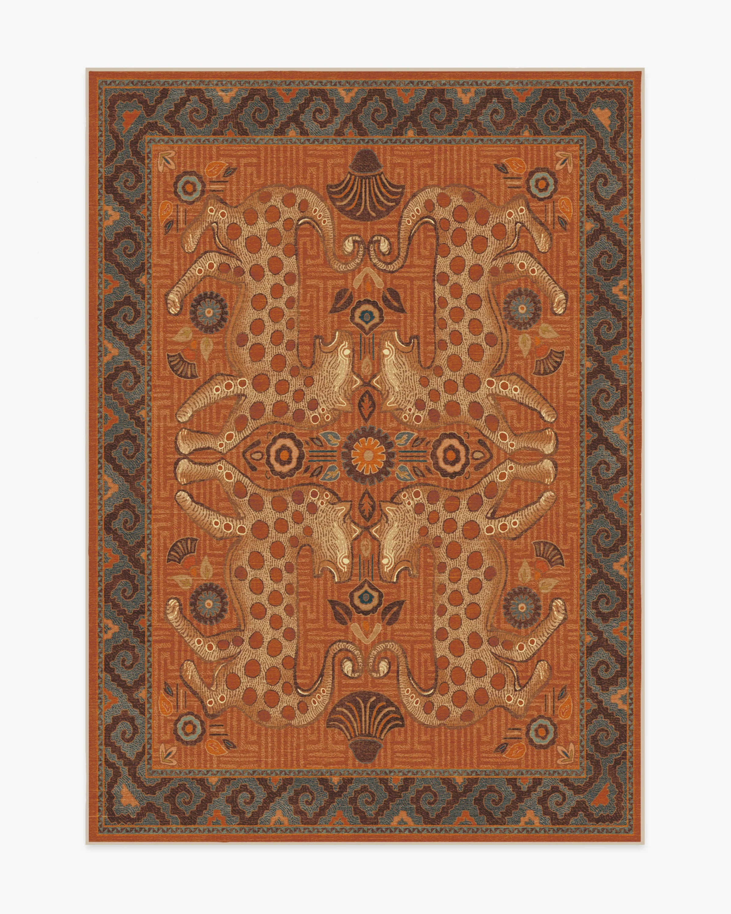 Eartha Terracotta Rug by Justina Blakeney