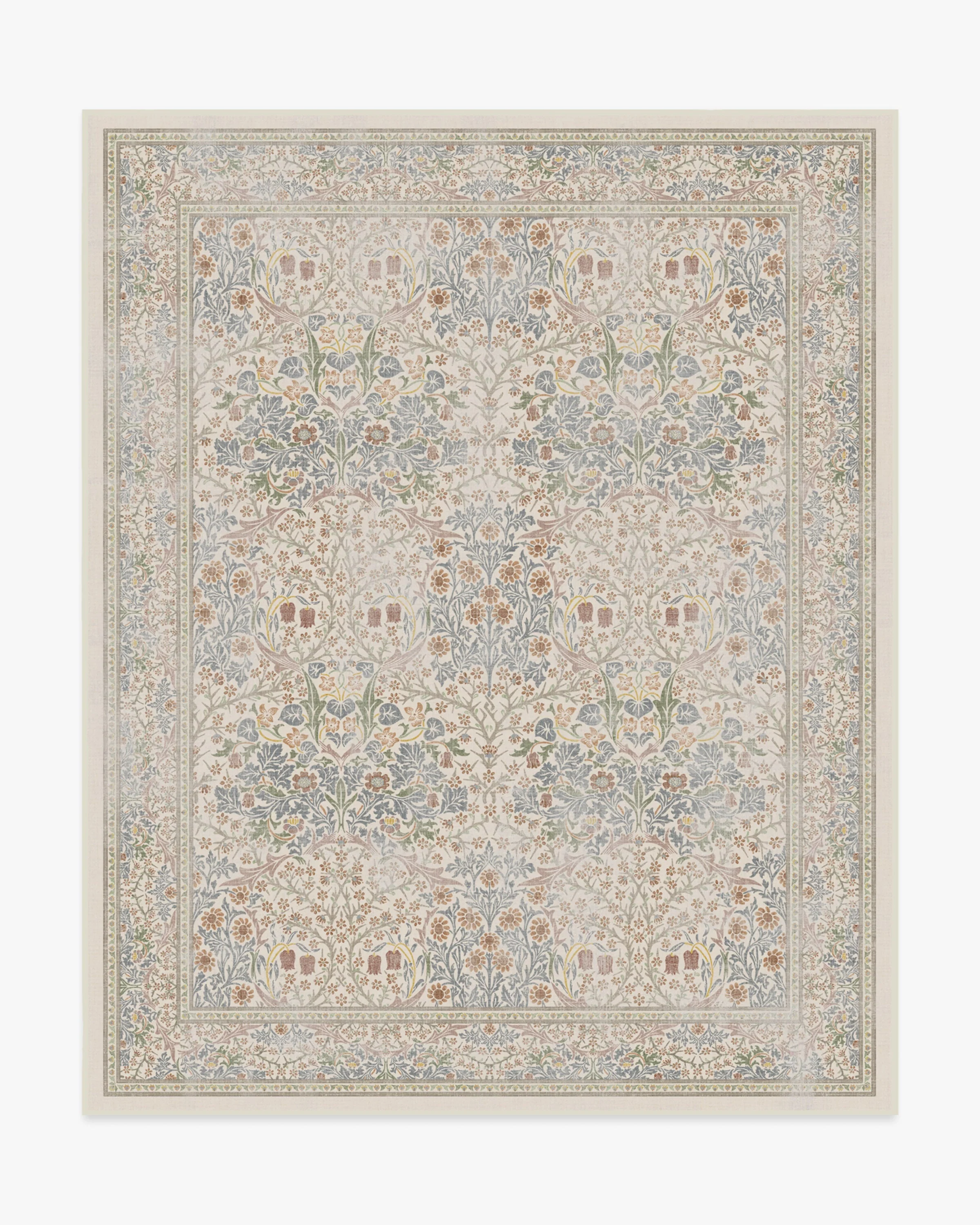 Blackthorn Ivory Flatwoven Rug by Morris & Co.