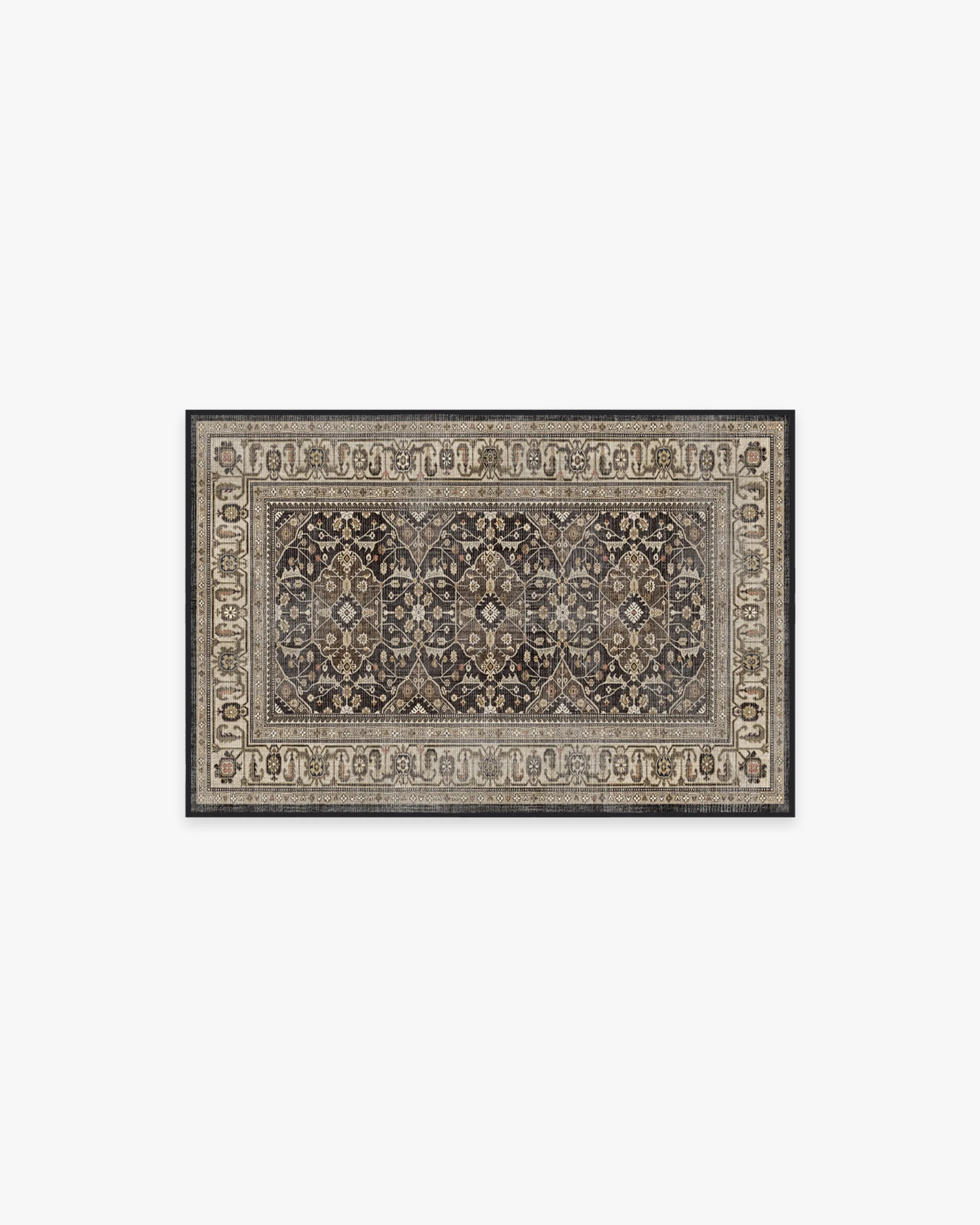 Alessia Dark Wood Flatwoven Rug