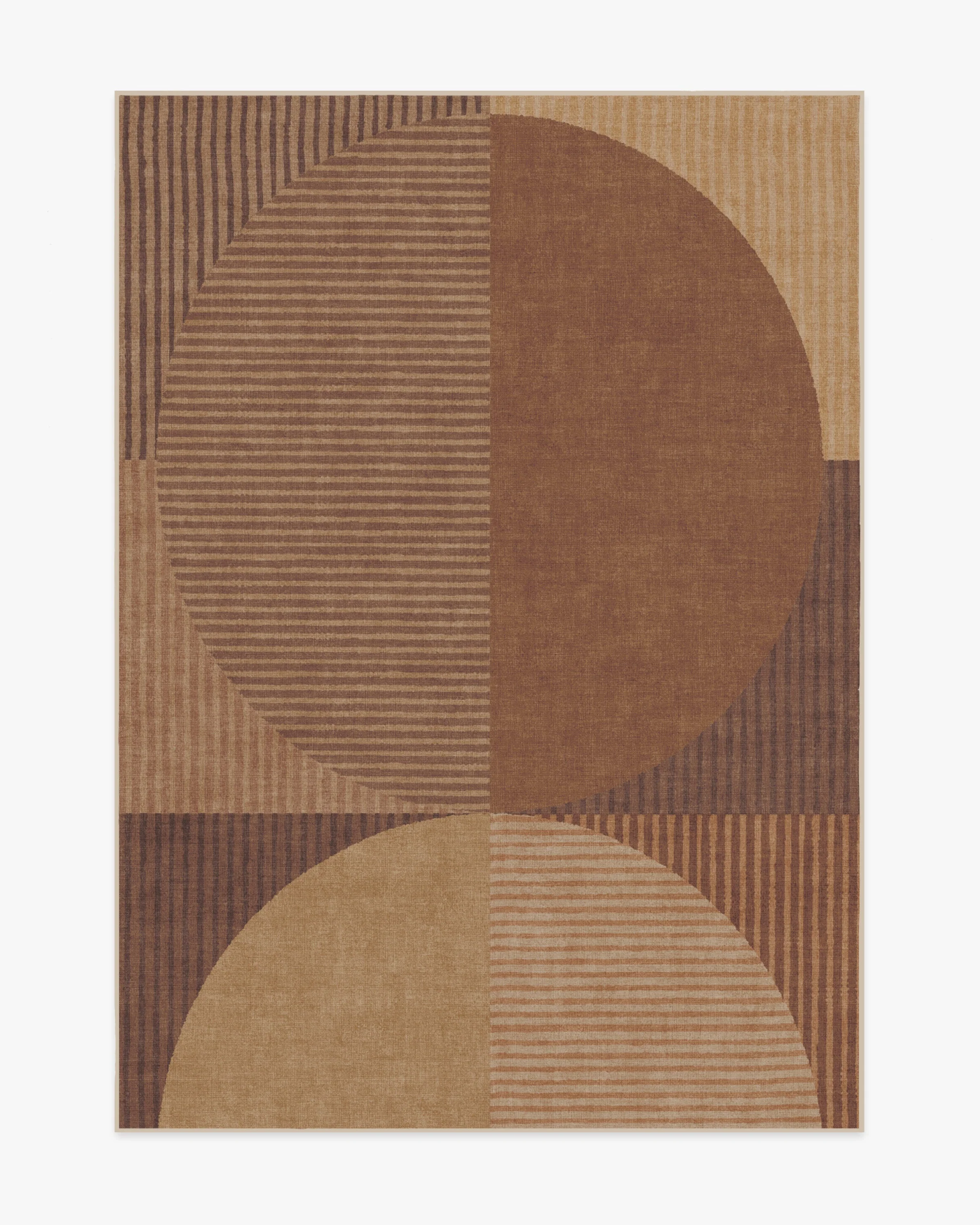 Harlow Copper & Brown Flatwoven Rug