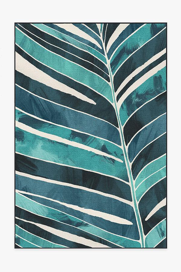 Ombra Teal Outdoor Rug