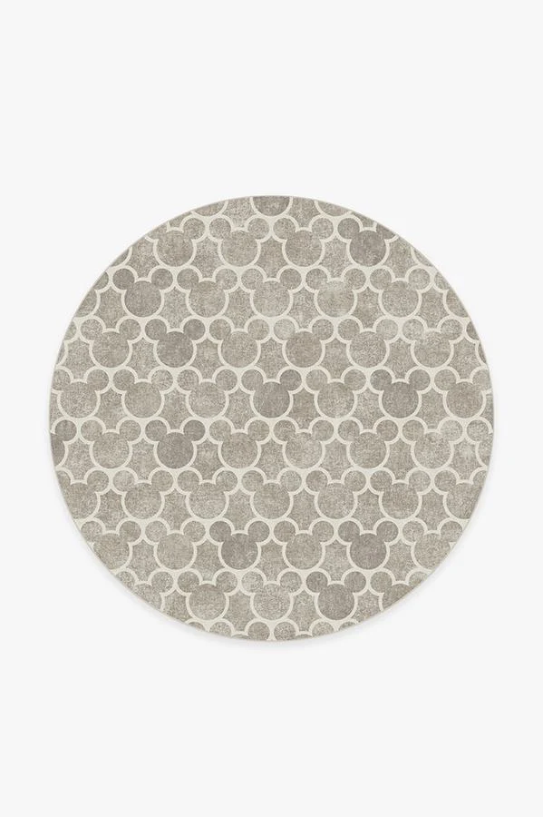 Mickey Trellis Ash Grey Flatwoven Rug