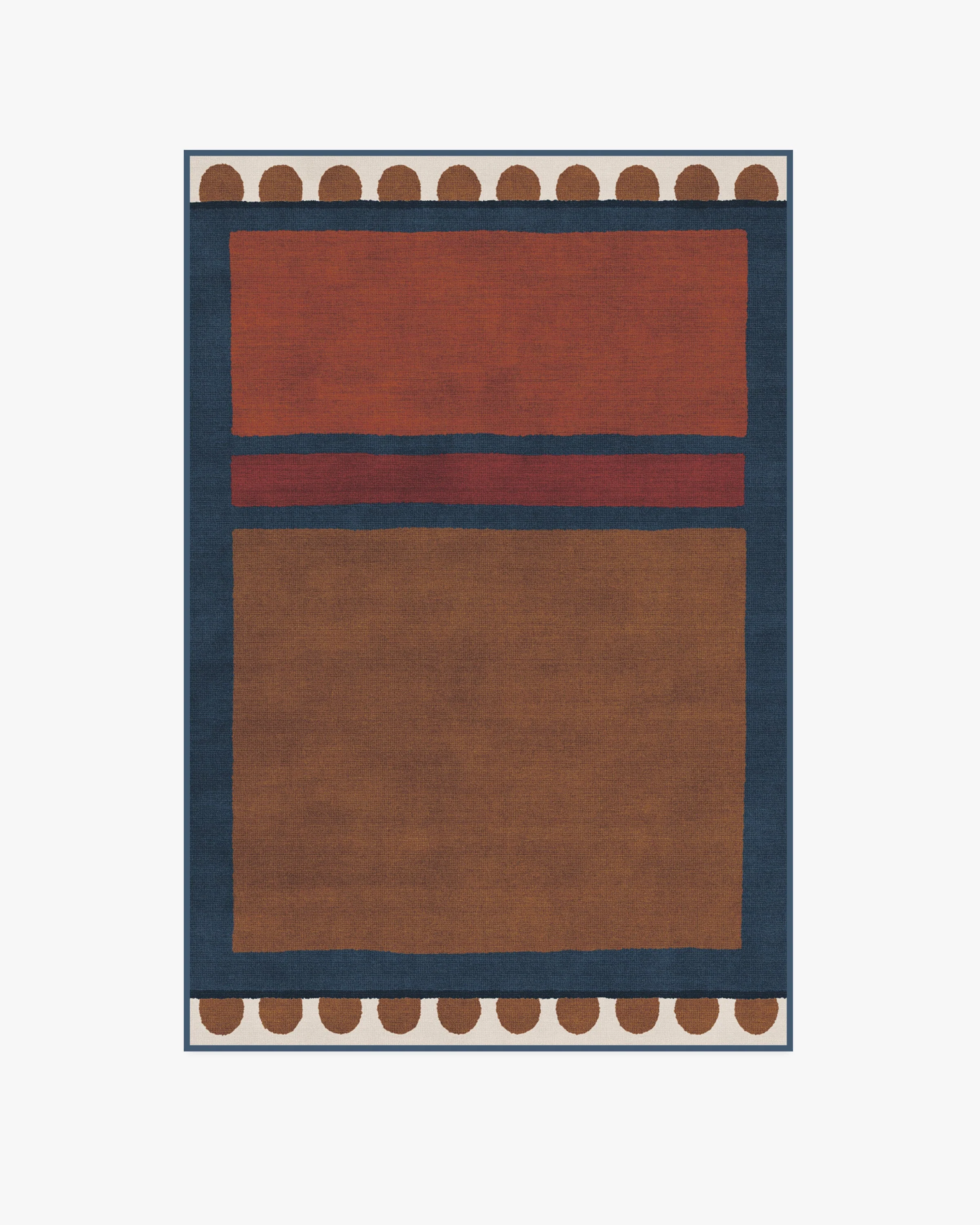 Nina Indigo & Rust Rug by Justina Blakeney