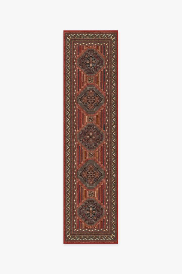 Mandalore Scarlet Red Flatwoven Rug