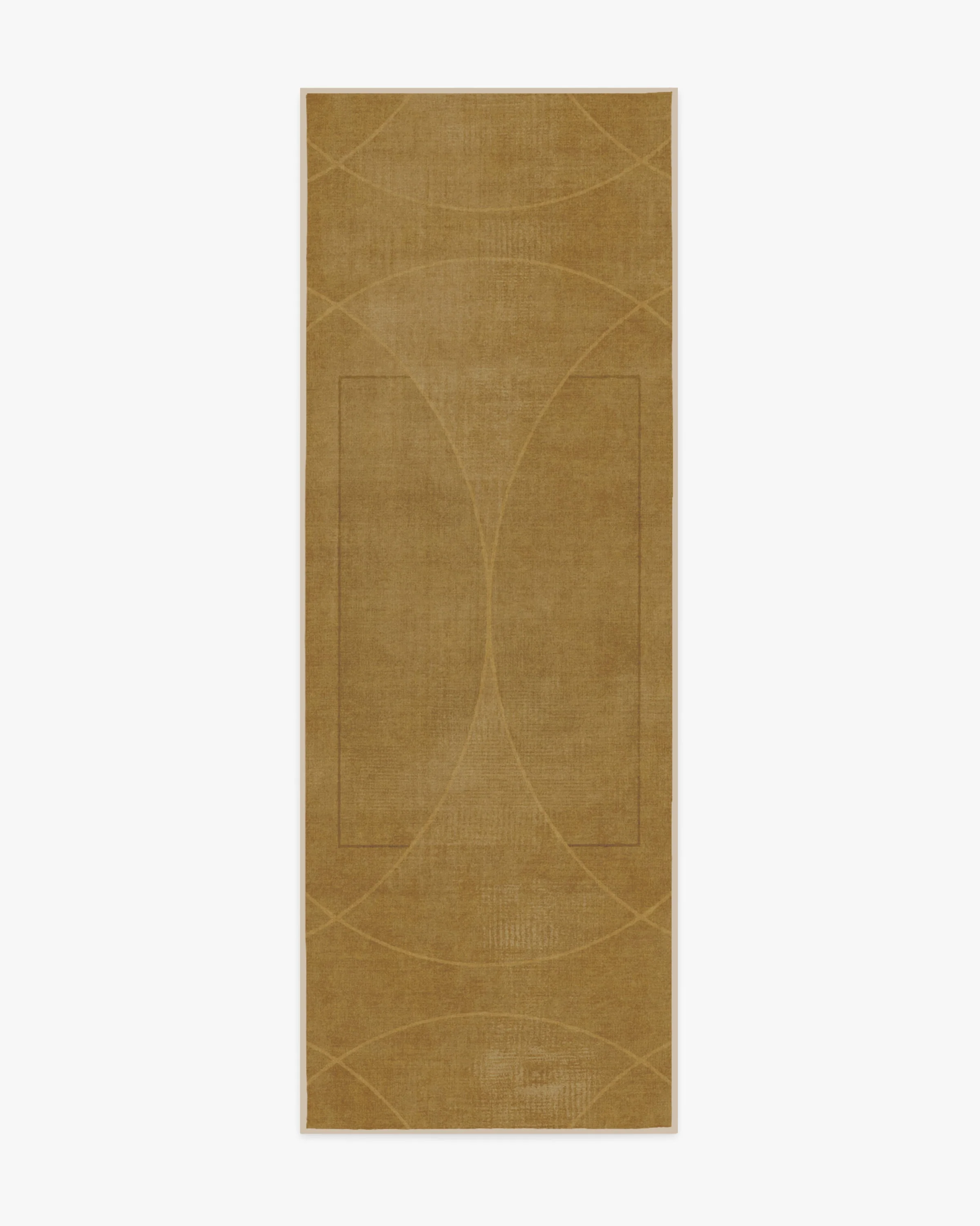 Ayla Gold Flatwoven Rug by Architectural Digest