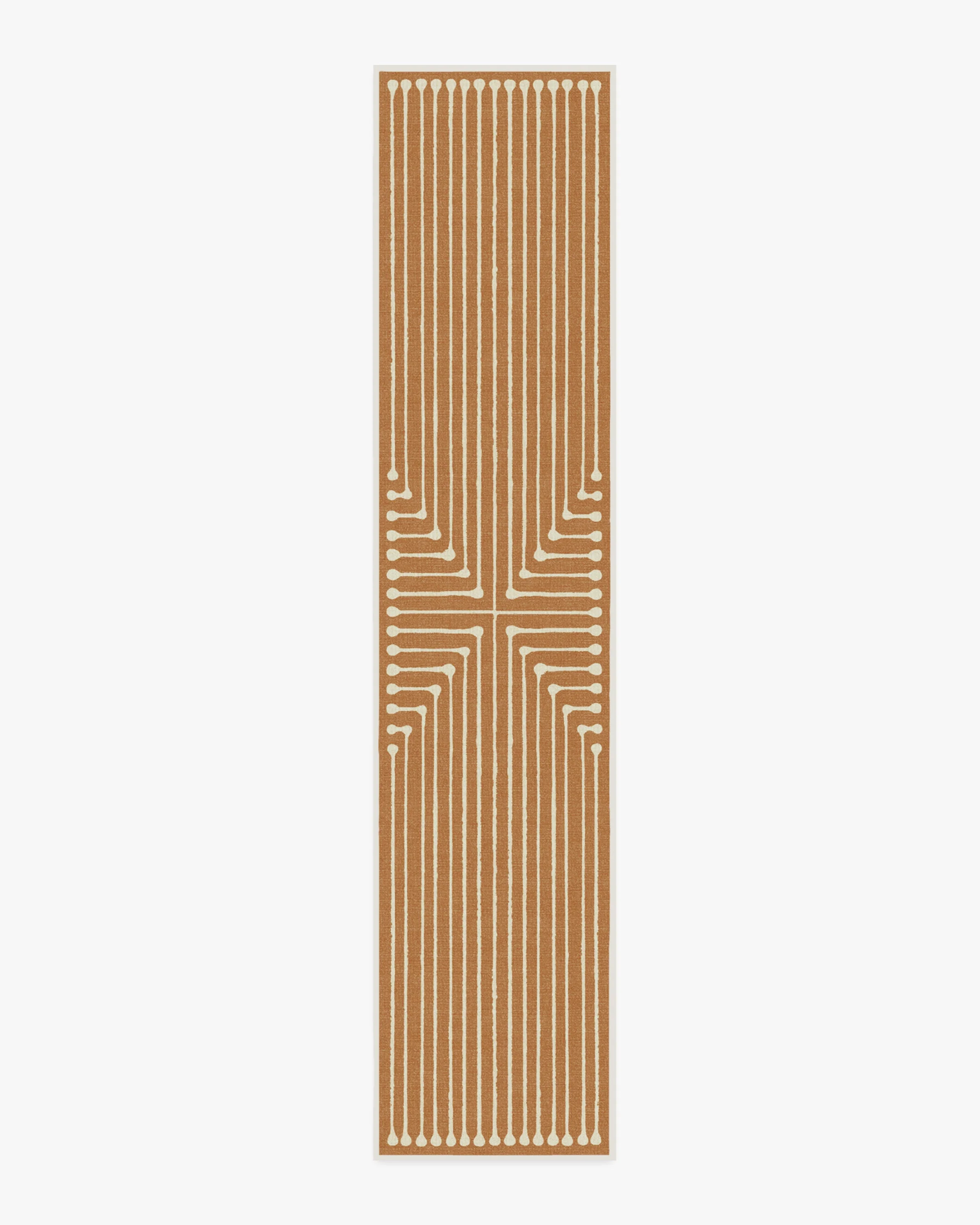 Inkdrop Copper Rug by Jonathan Adler