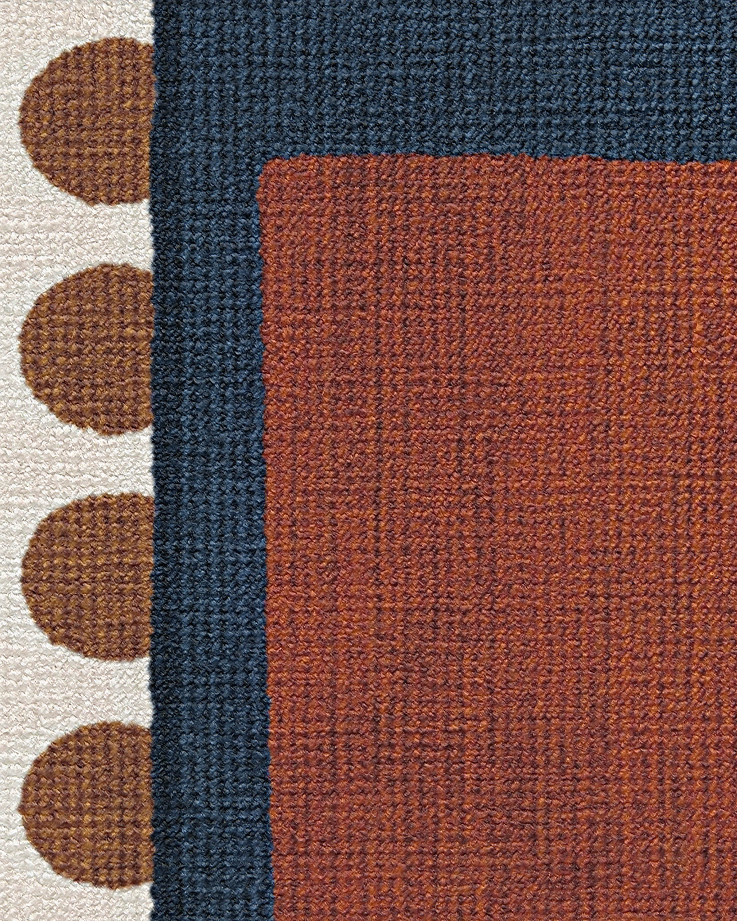 Nina Indigo & Rust Rug by Justina Blakeney